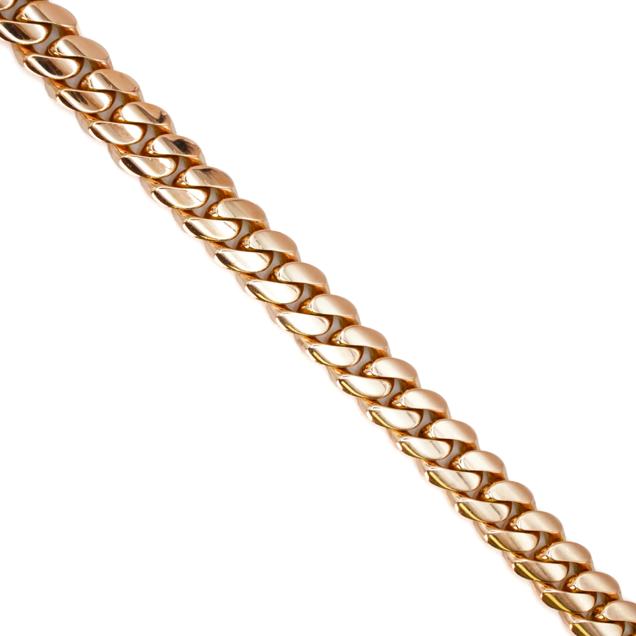 10K Rose Gold Cuban Link Chains - Image 4
