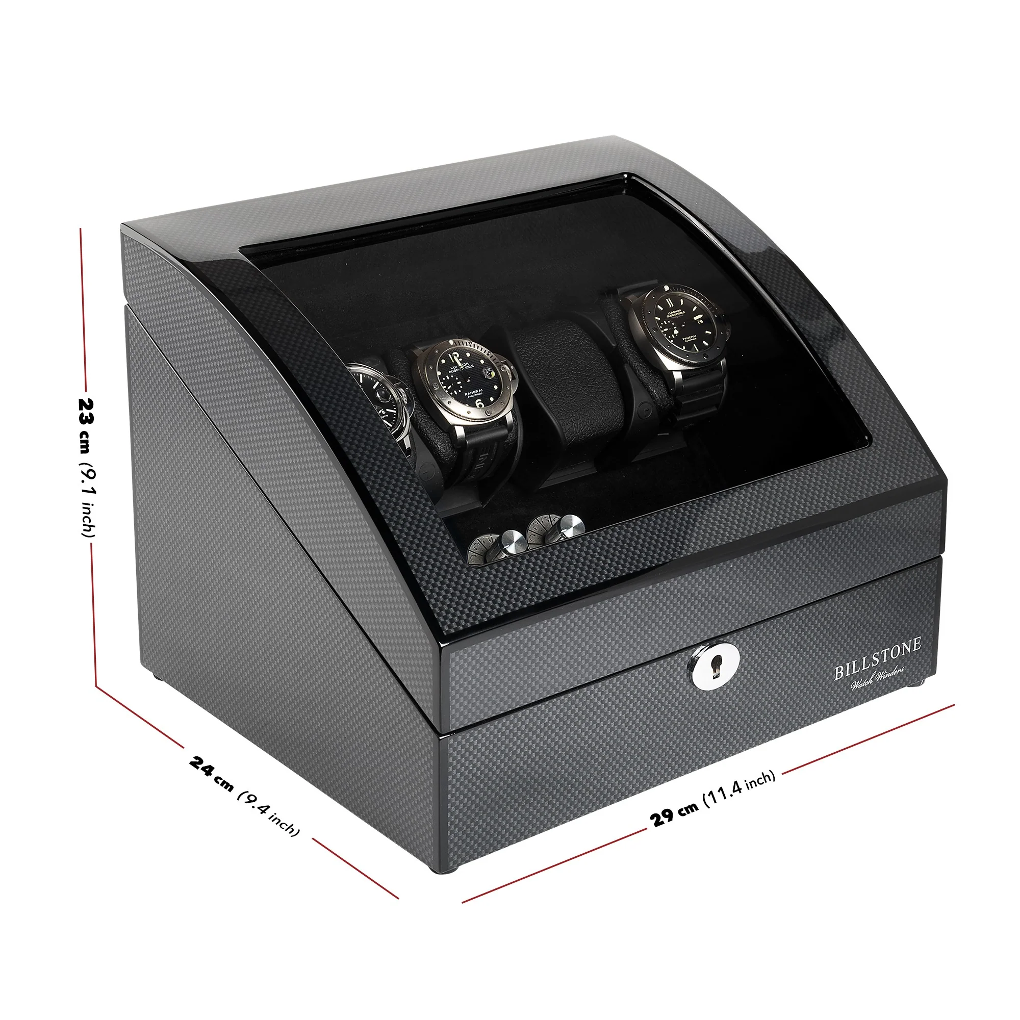 Billstone Avanti Plus 4 Carbon - Watch Winder - Image 4