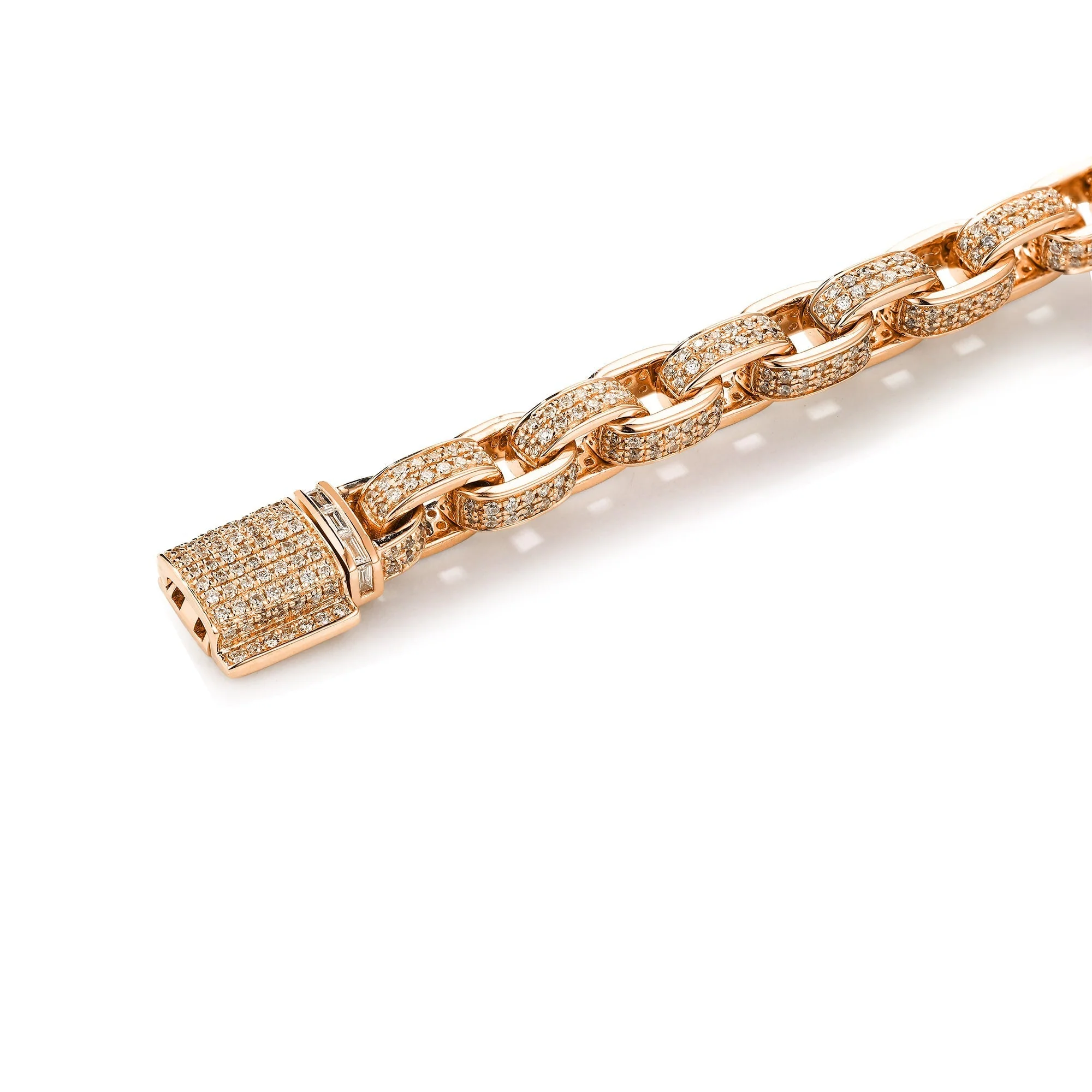 Iced Out Box Link Bracelet - Image 3