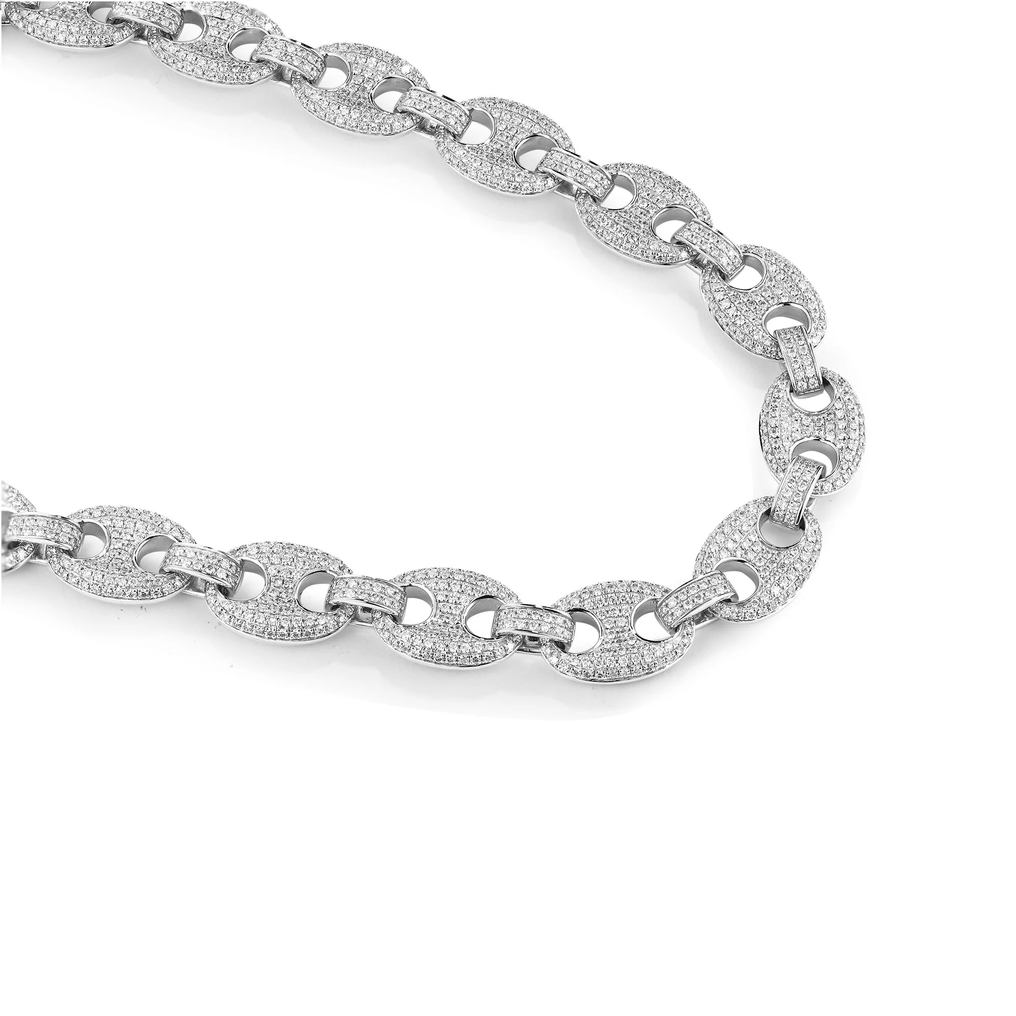 10mm Iced Out Gucci Link Bracelet - Image 4