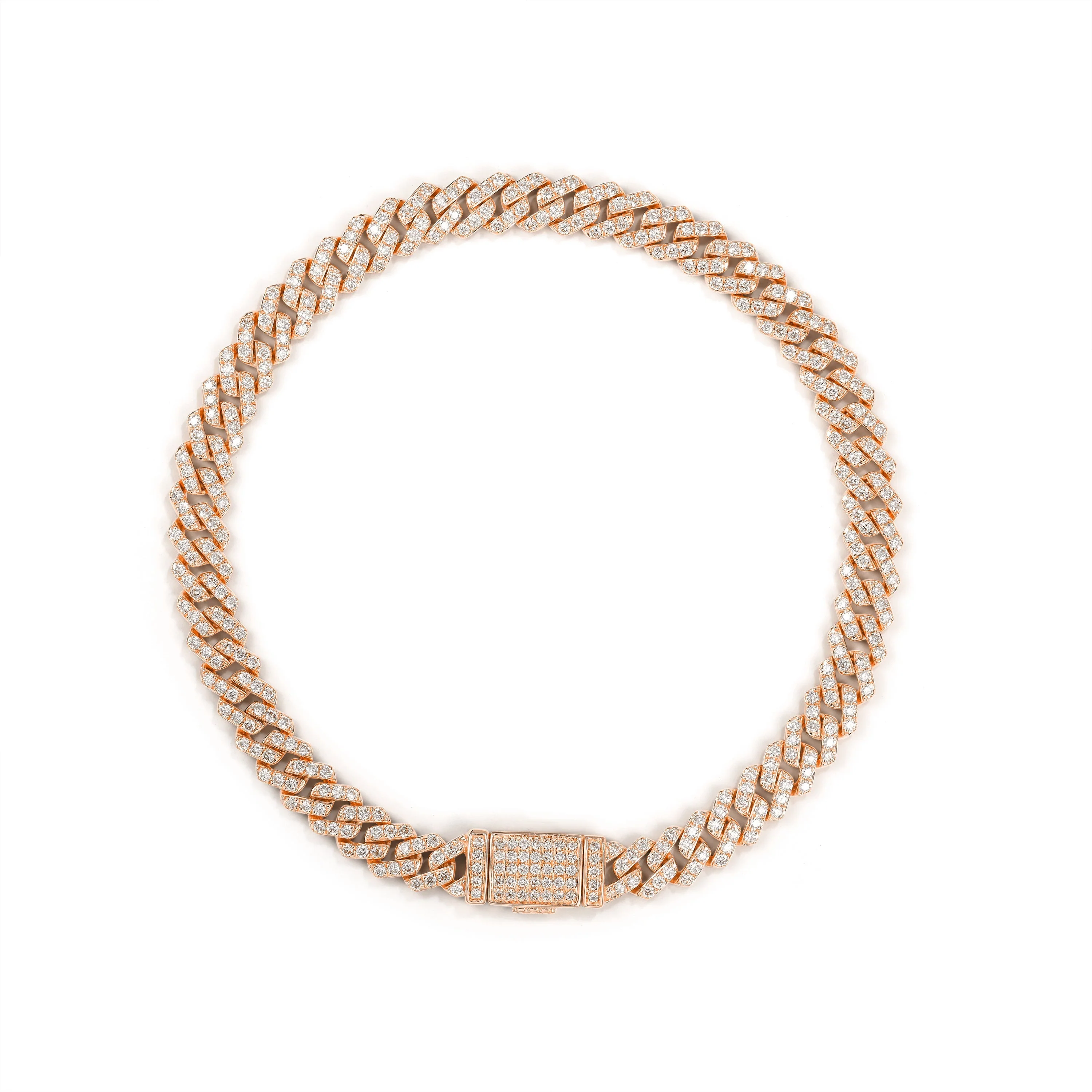 7mm Iced Out Miami Cuban Bracelet - Image 3