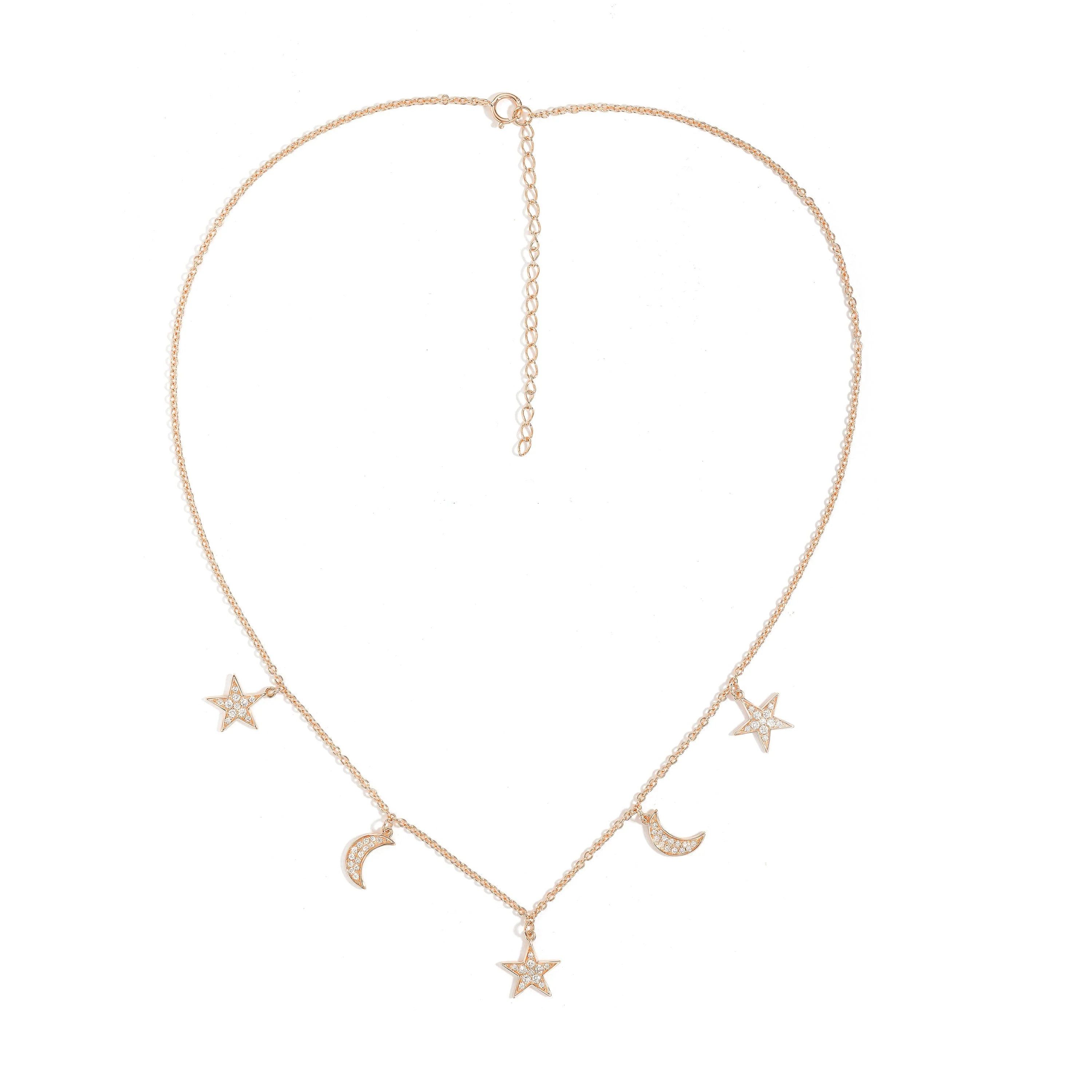 Starry Night Diamond Necklace - Image 3