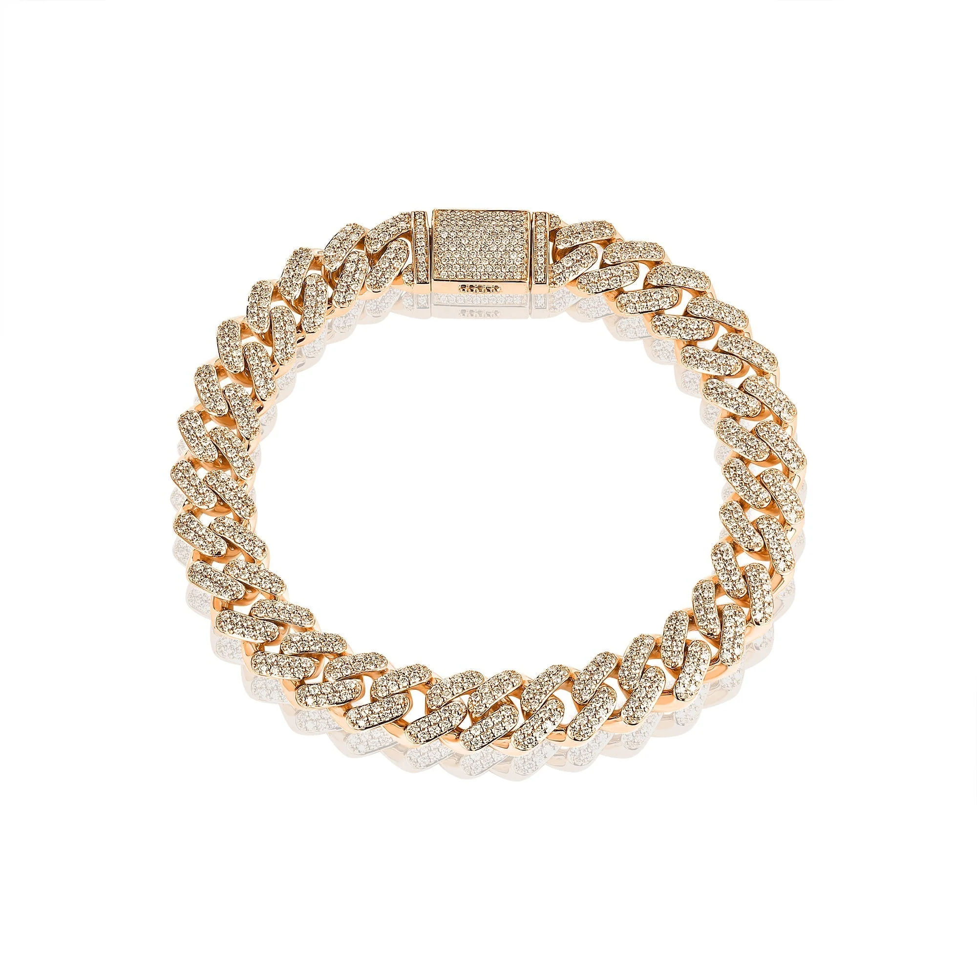 10mm Iced Out Cuban Bracelet - Image 3