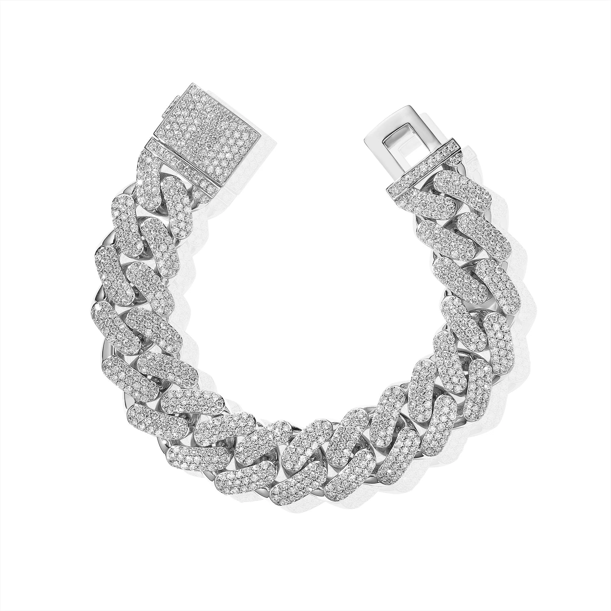 21mm Iced Out Miami Cuban Bracelet - Image 2