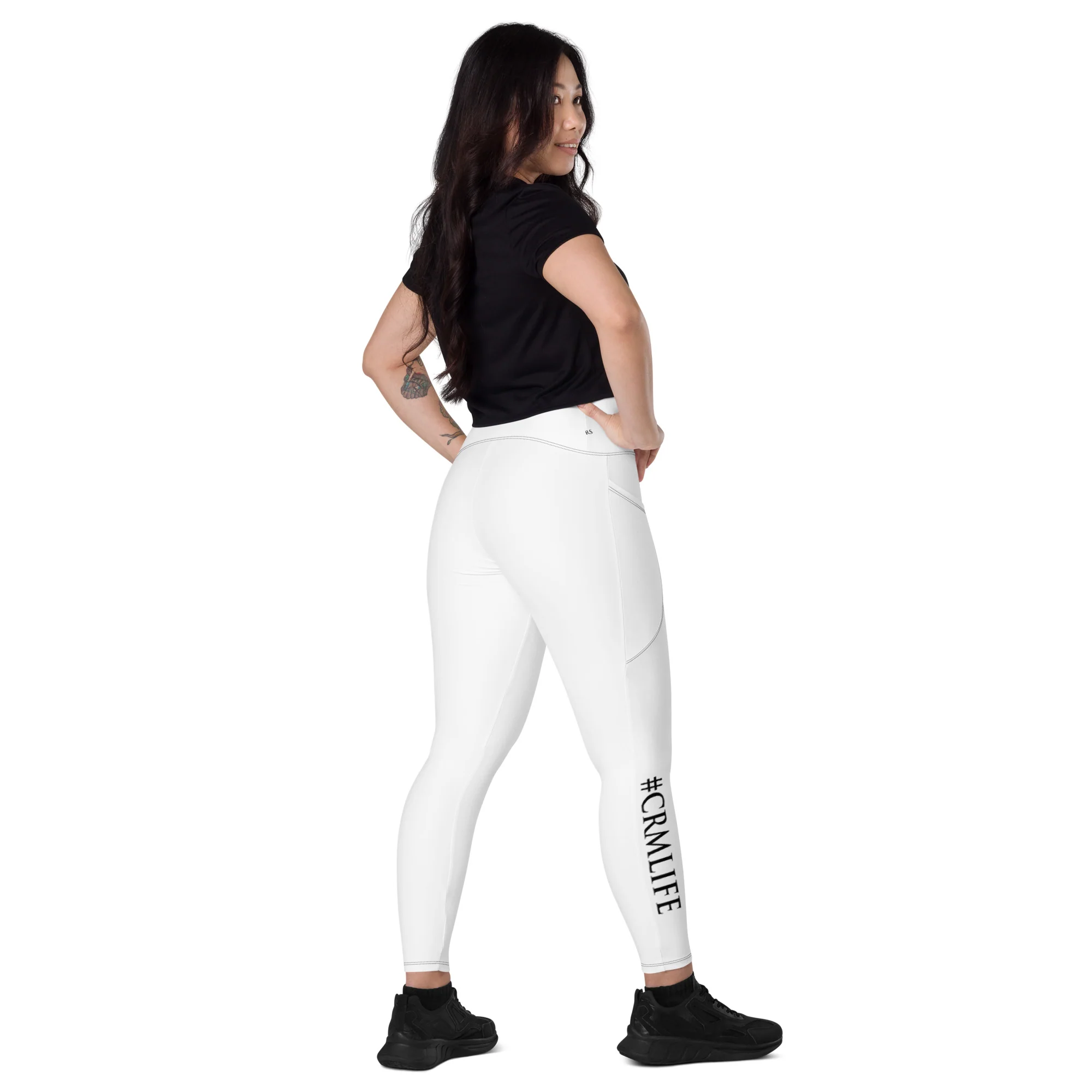 Crossover leggings with pockets - Image 2