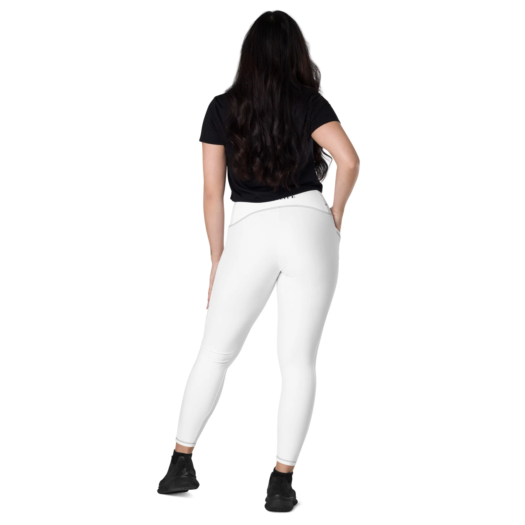 Crossover leggings with pockets - Image 4