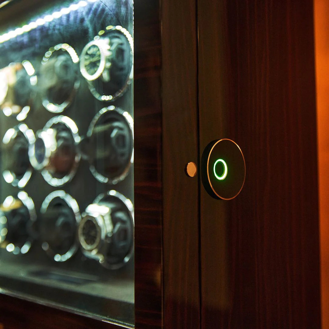Billstone Enigma 12 Ebony Fingerprint Horizontal - Watch Winder - Image 3