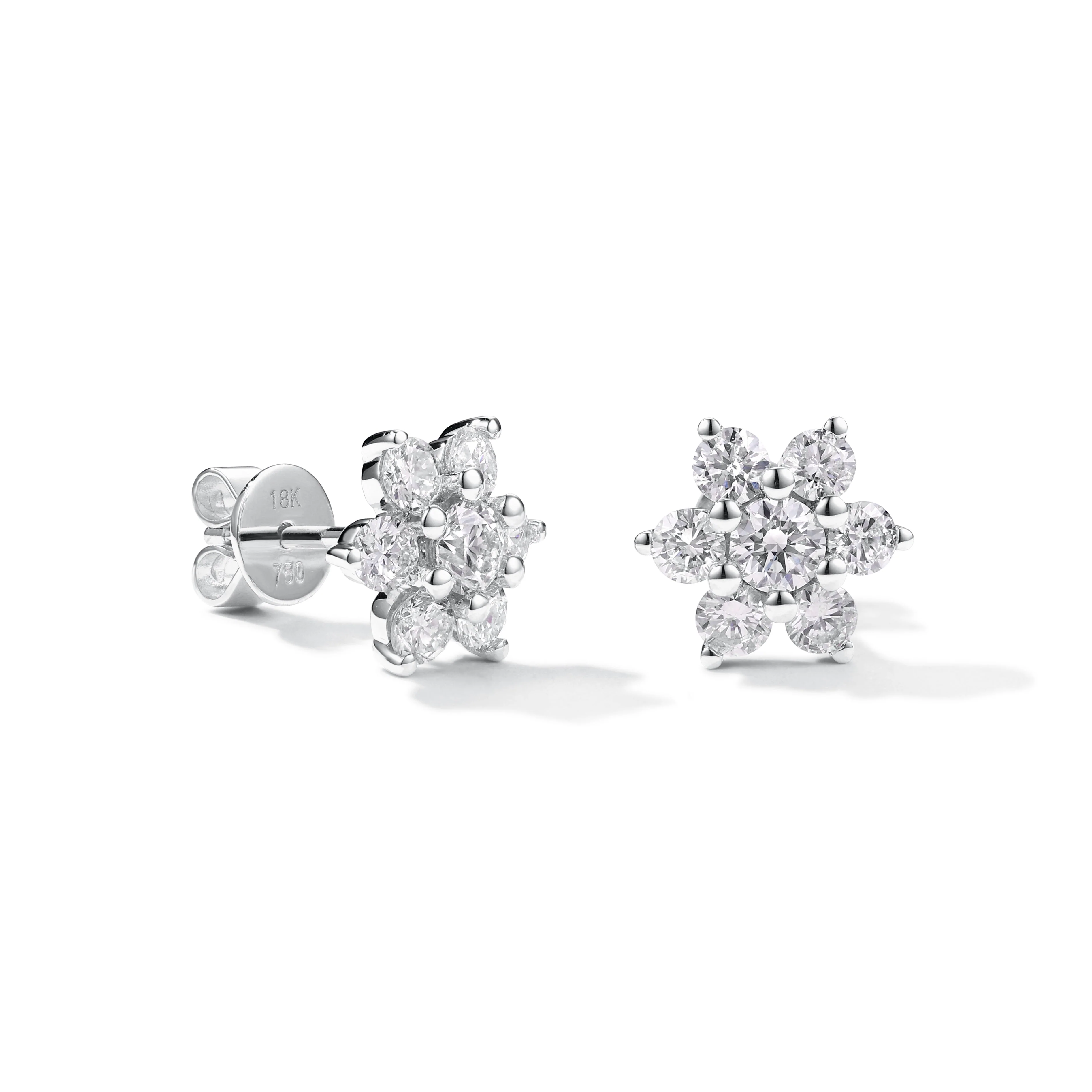 1ct Star Stud Earrings - Image 2