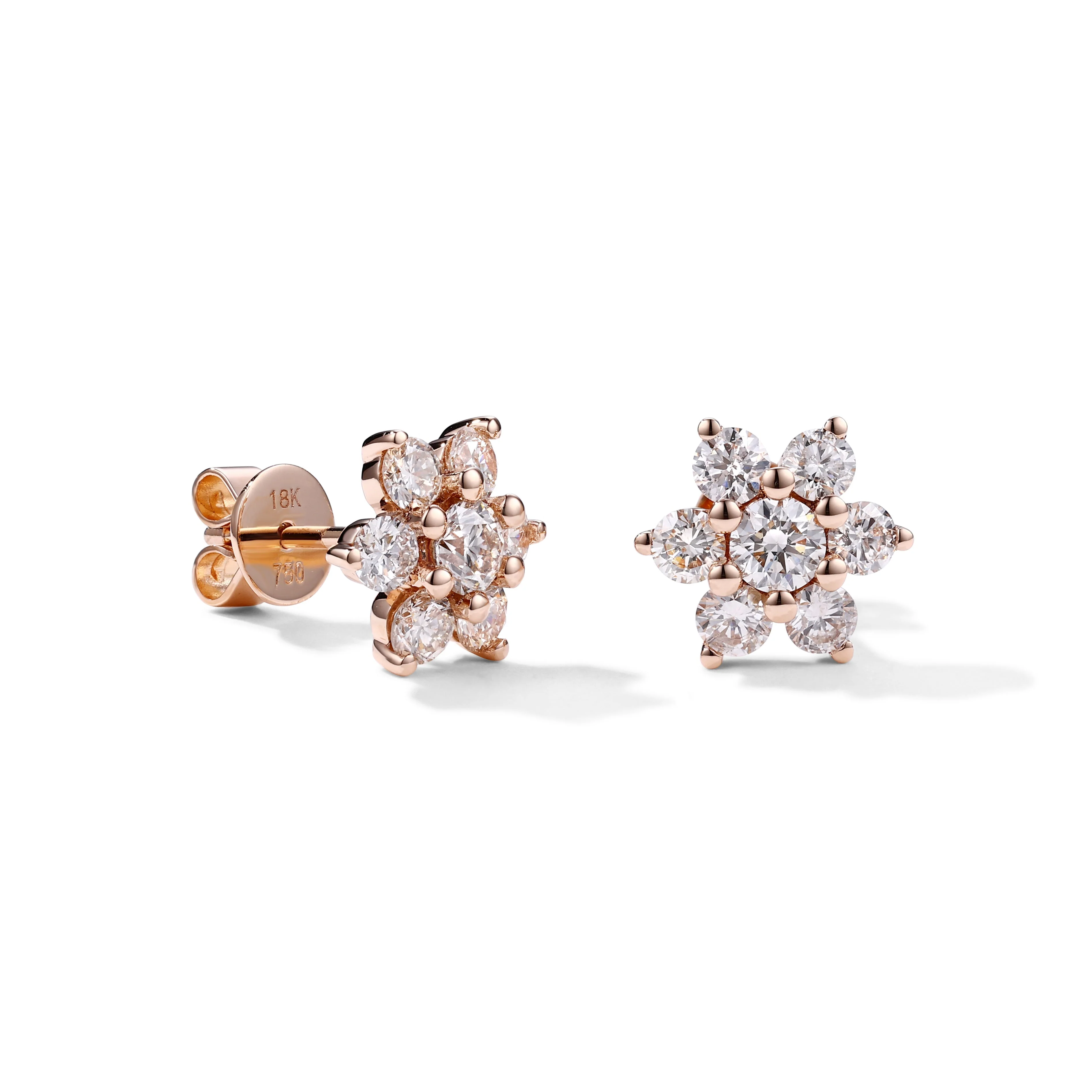 1ct Star Stud Earrings - Image 3