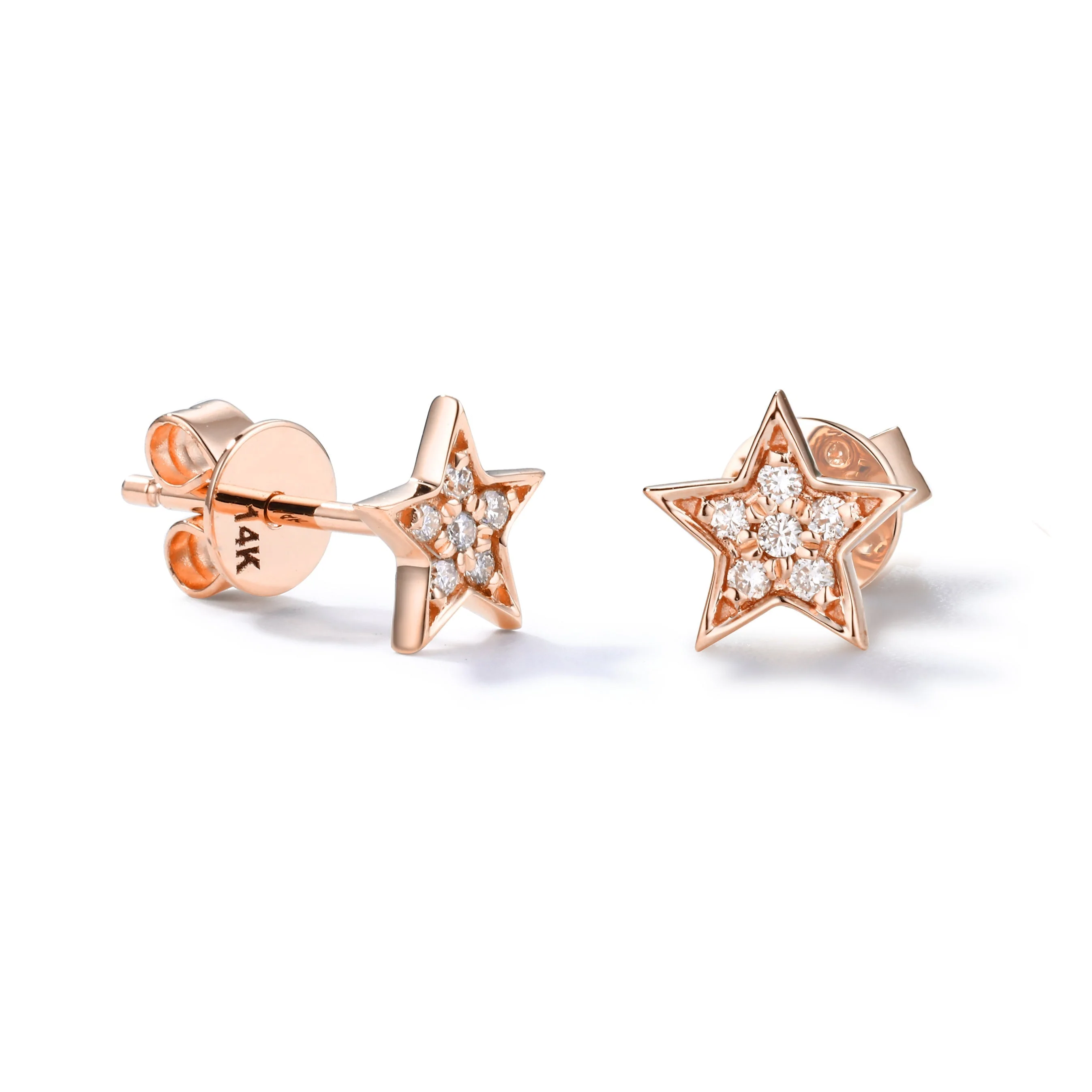Celestial Star Diamonds Stud Earrings - Image 3