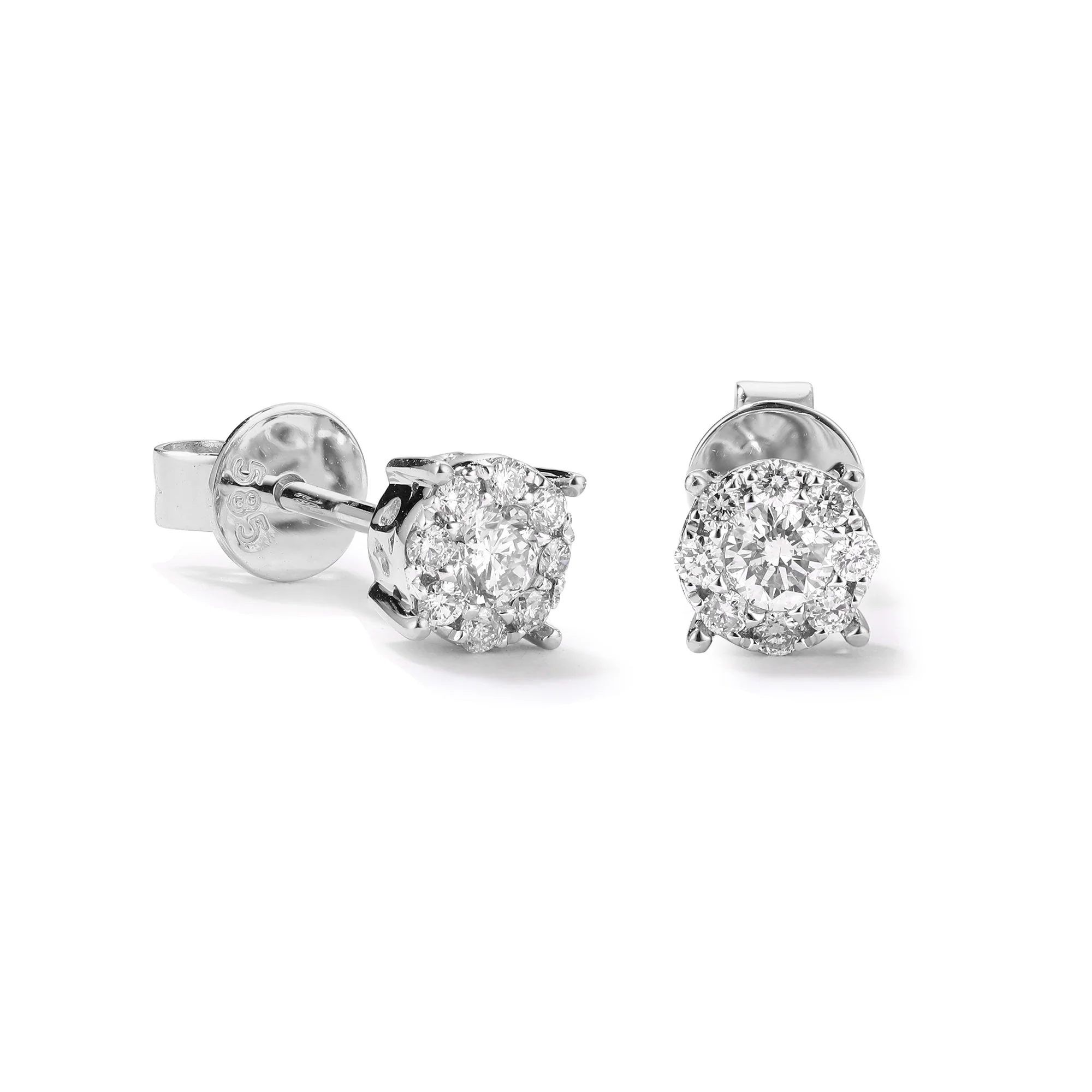 Rêve Glamour Diamond Stud Earrings - Image 2