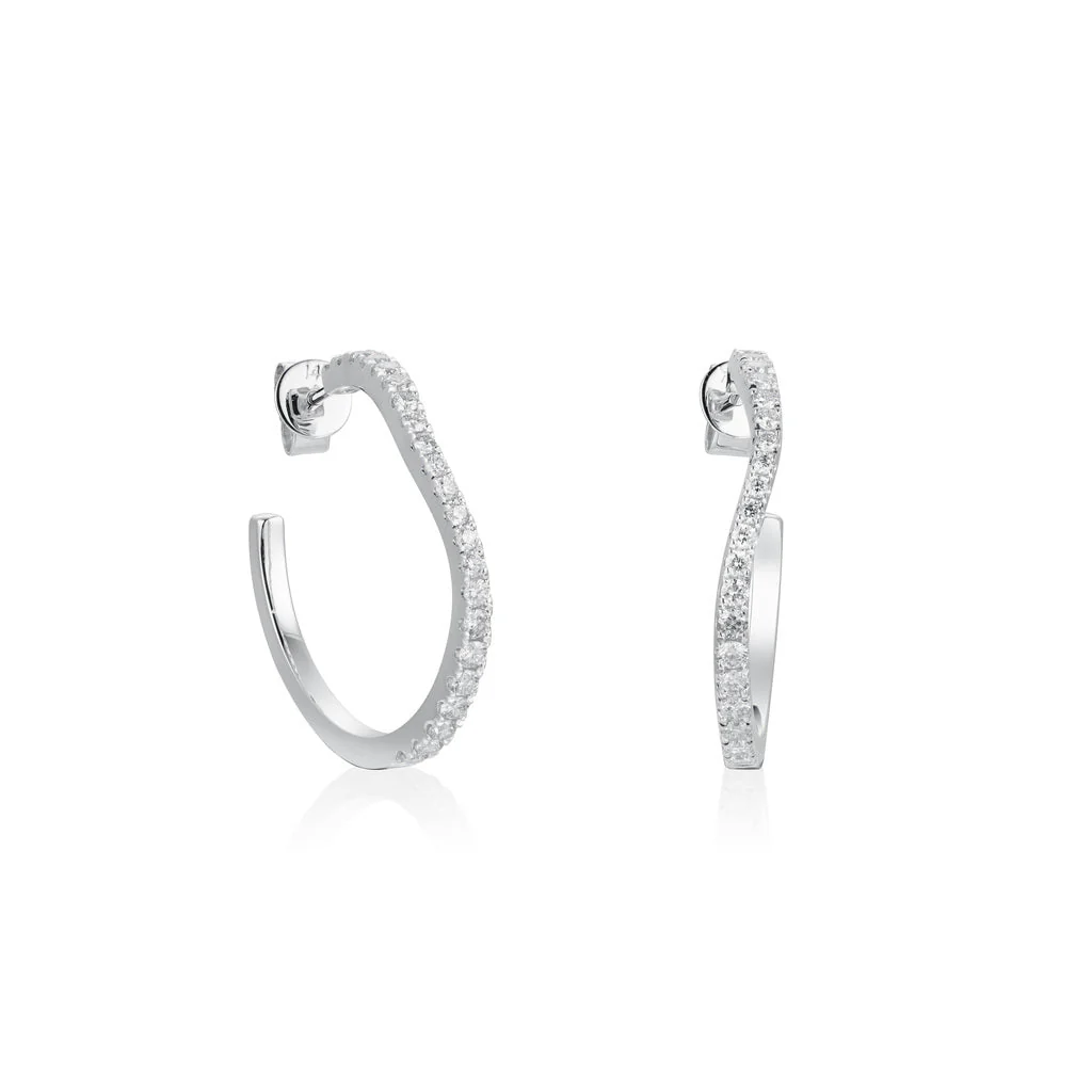 Amalfi Breeze Diamond Earrings - Image 2