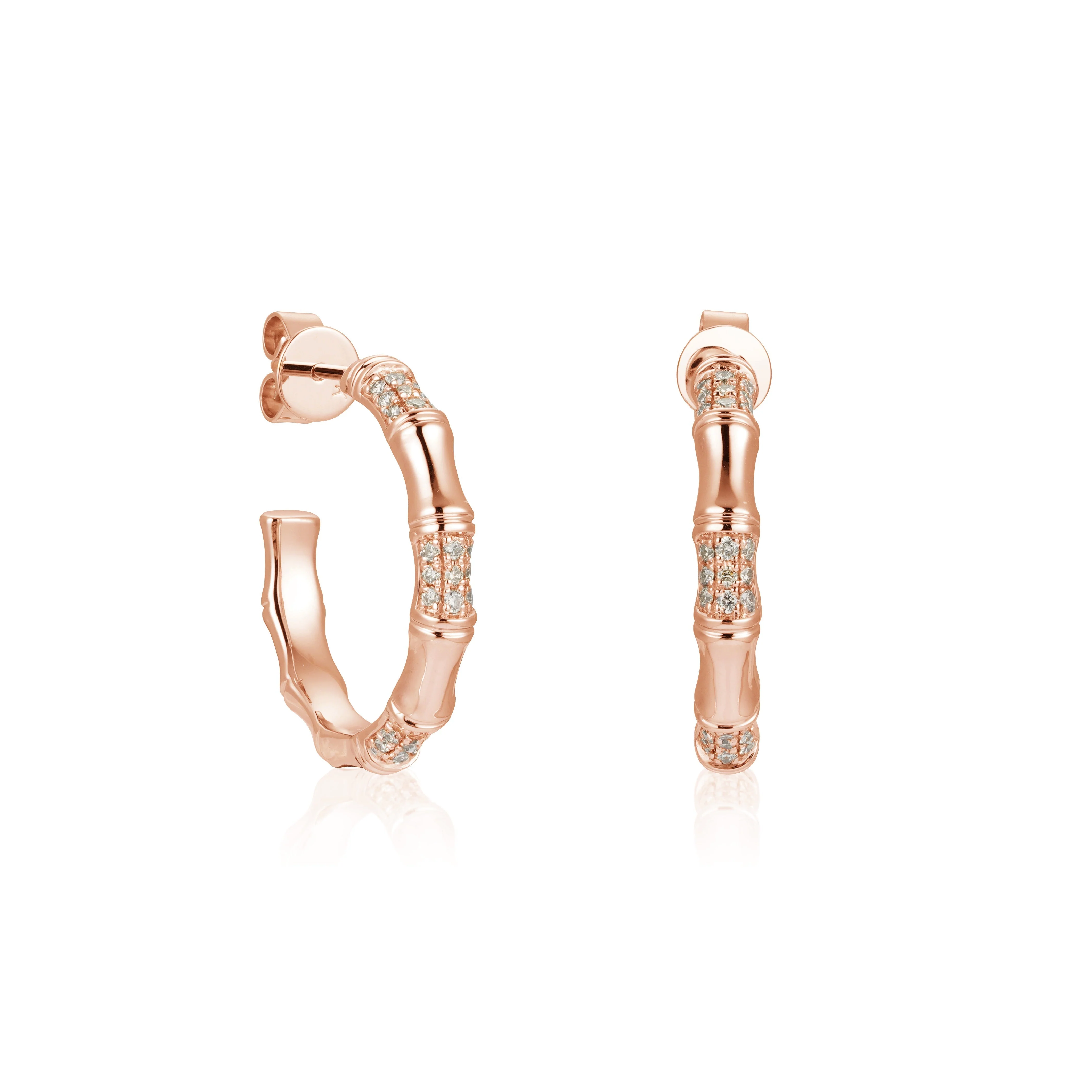Gleaming Hoopla Diamond Earrings - Image 3