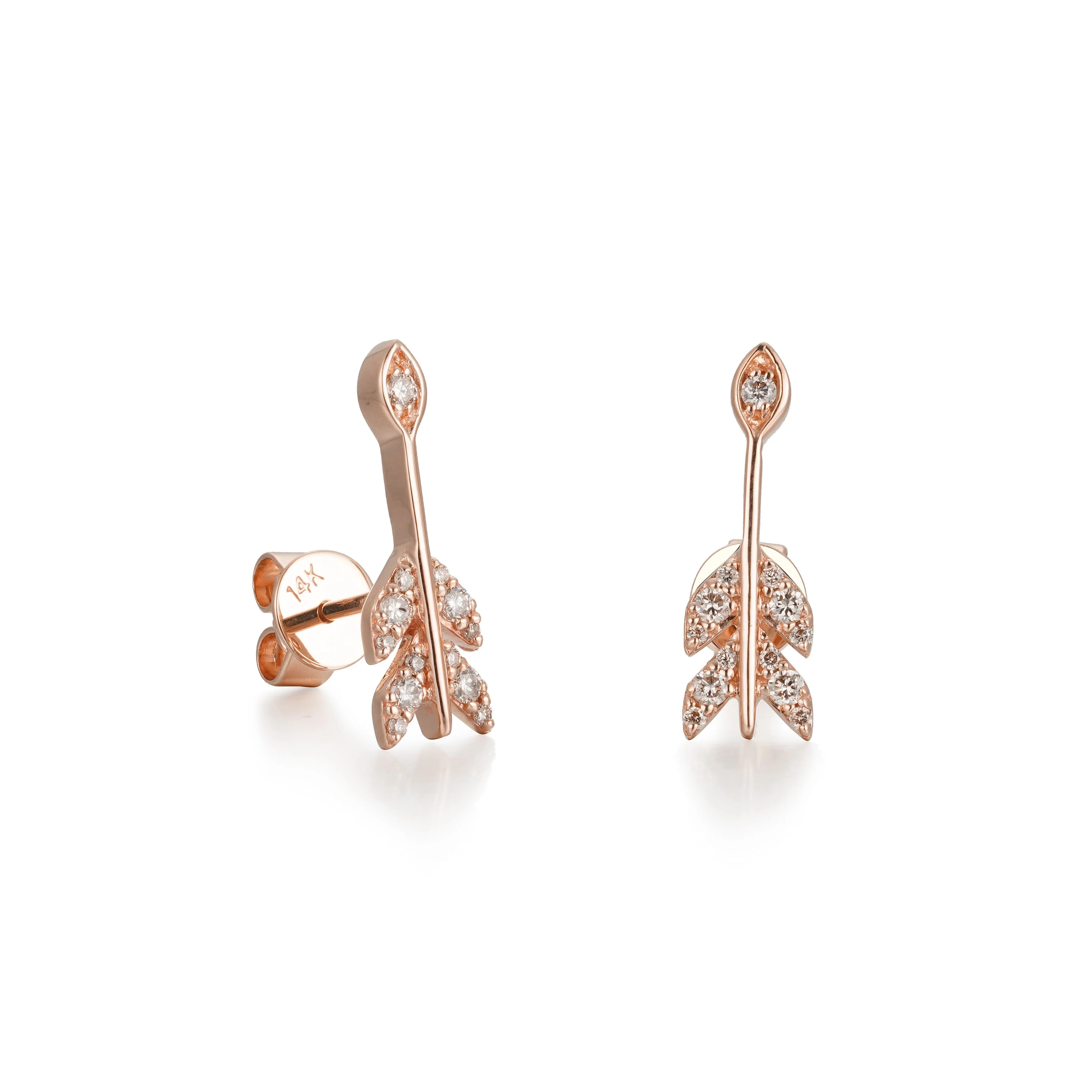 Playful Pointers Diamond Earrings - Image 3