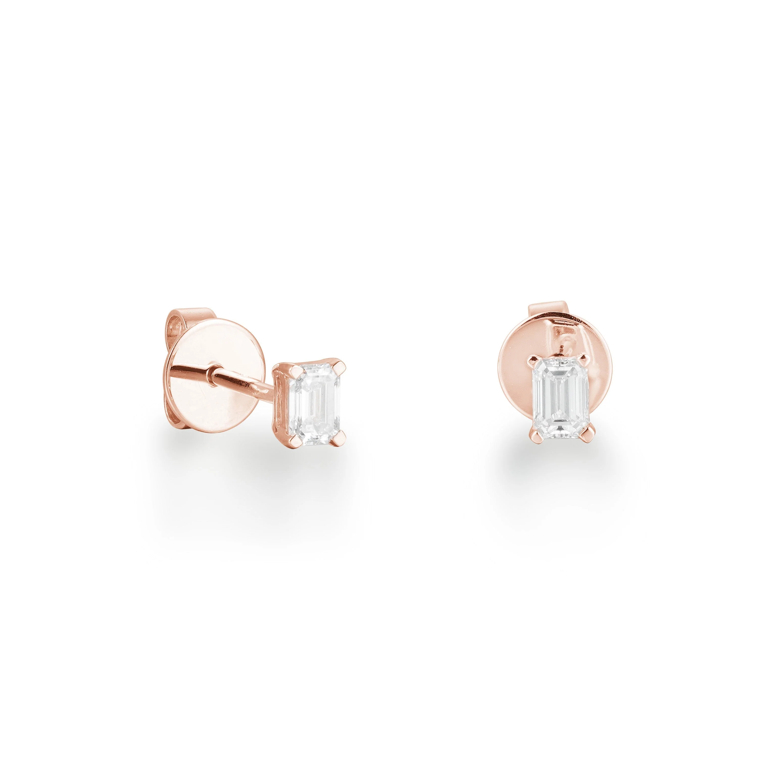 10 Pointer Baguette Diamond Studs - Image 3