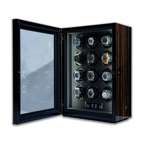Billstone Fusion 12 Fingerprint Macassar - Watch Winder - Image 4