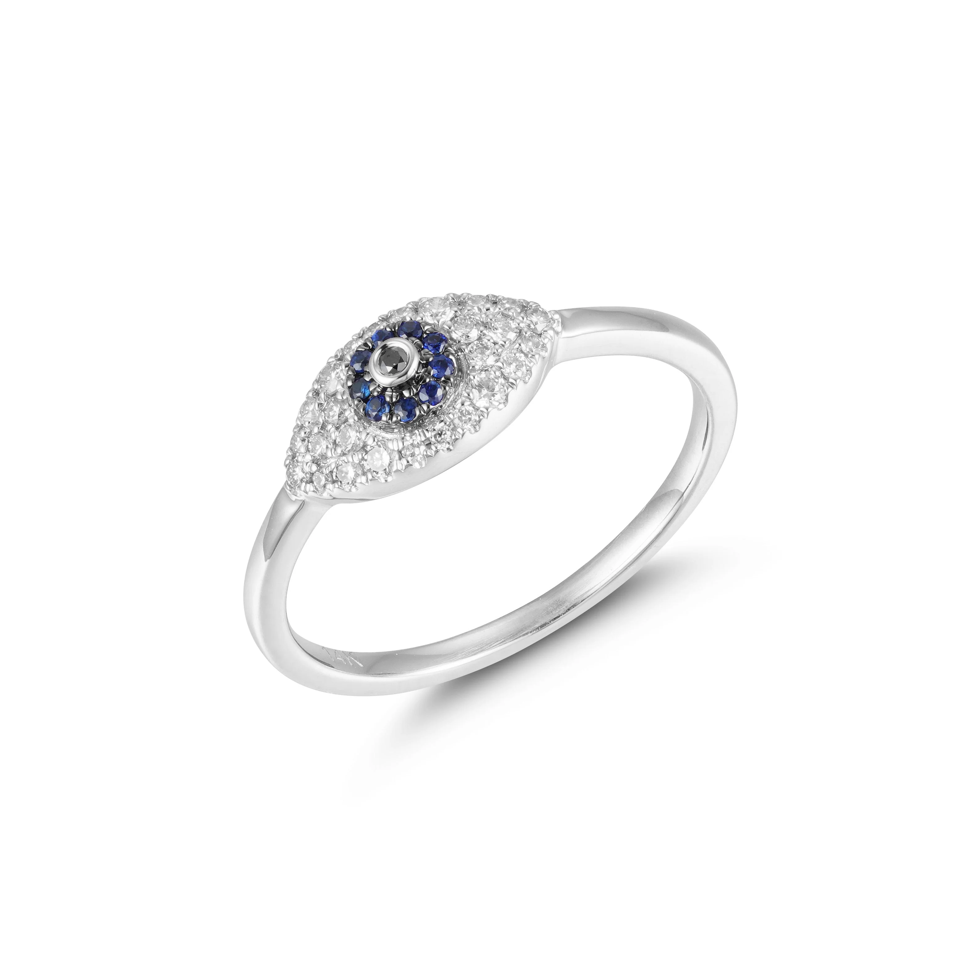 Marquise Evil Eye Diamond Ring - Image 4