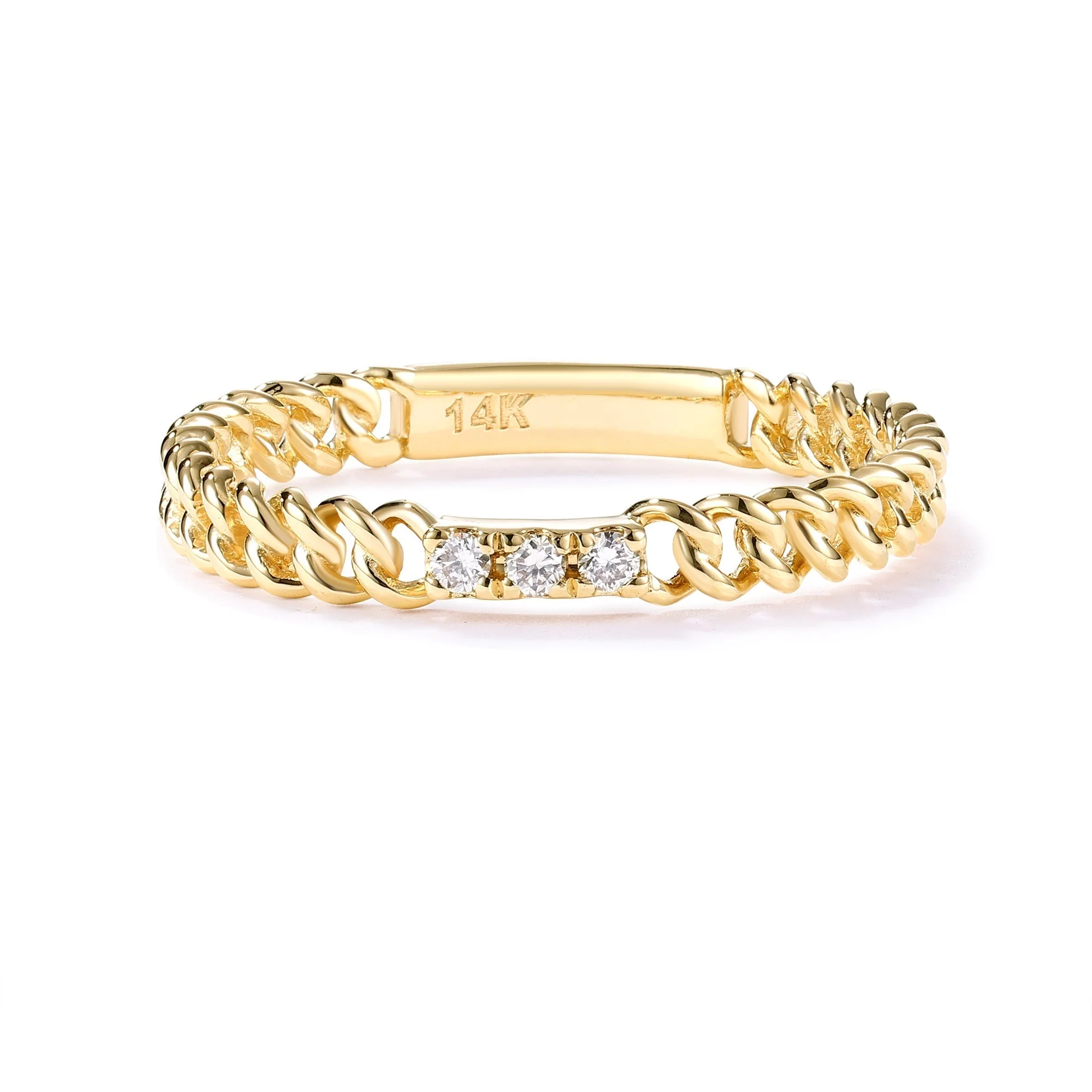 Trinity Gleam Diamond Ring - Image 2