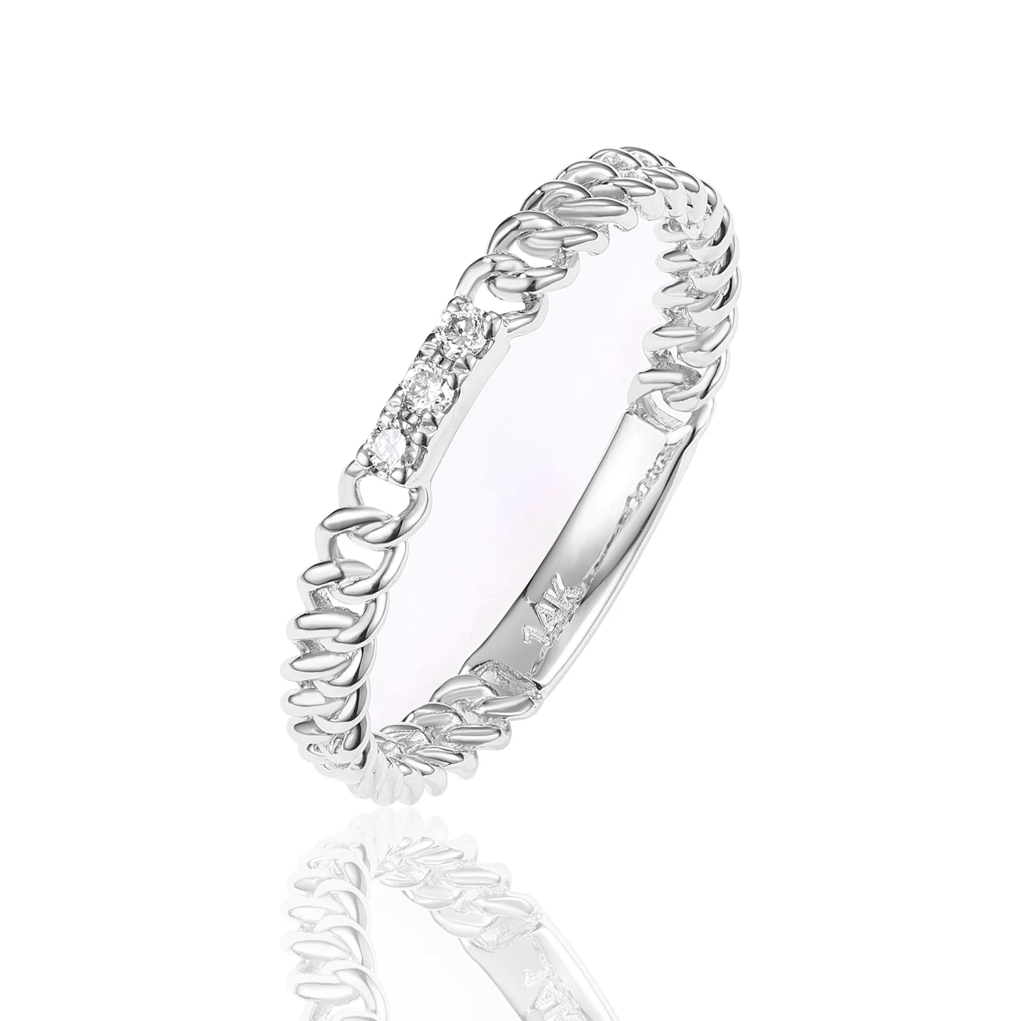 Trinity Gleam Diamond Ring - Image 4
