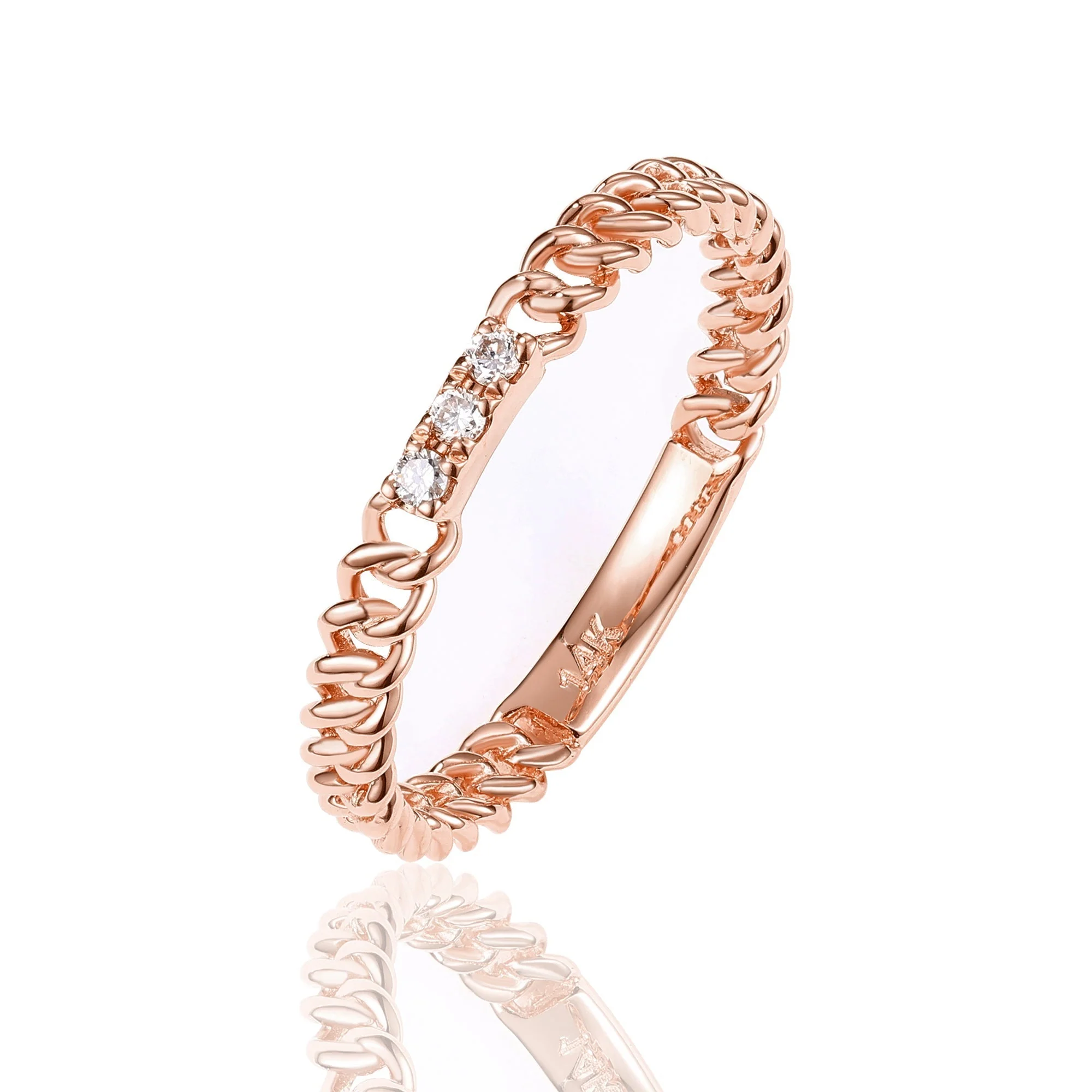 Trinity Gleam Diamond Ring - Image 5