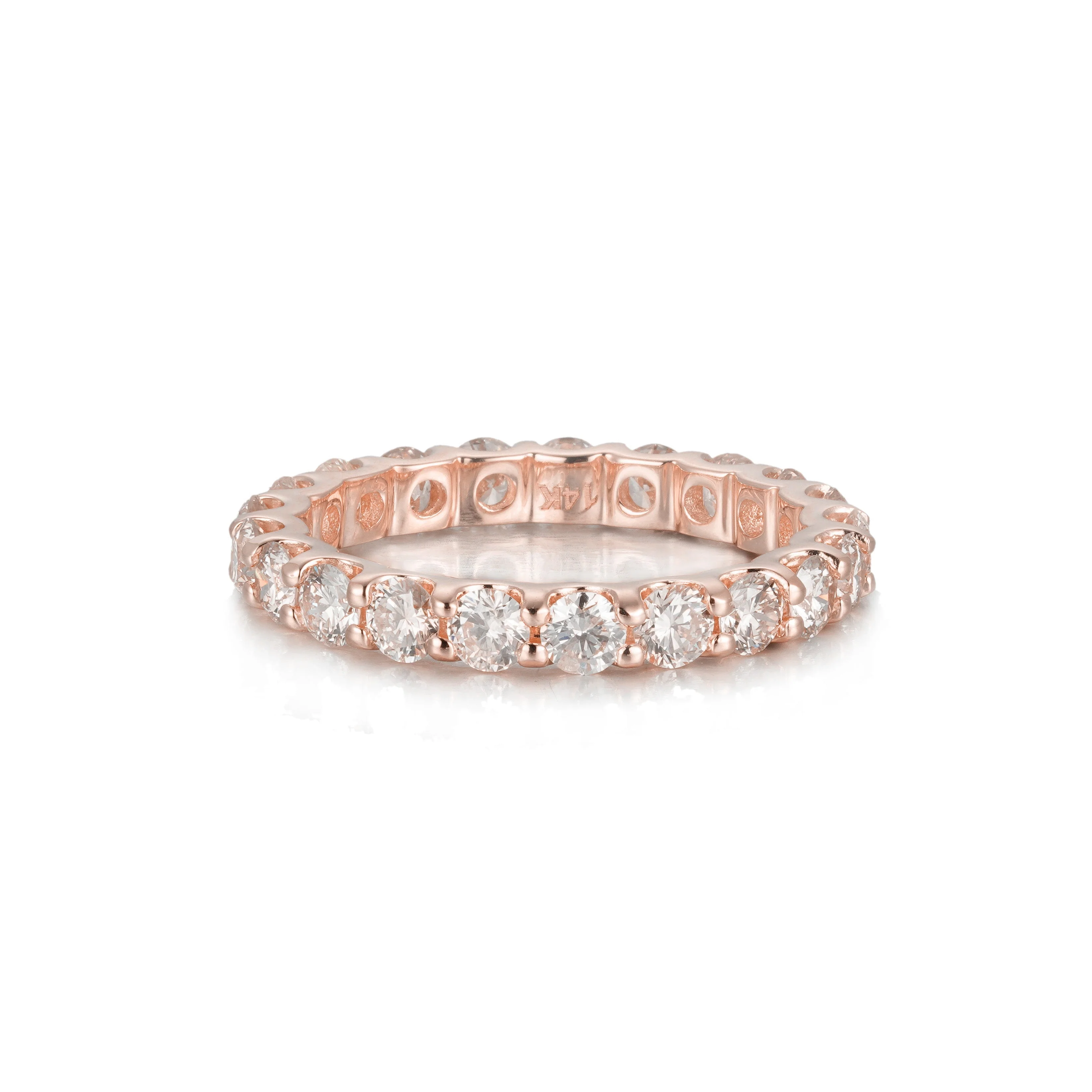 8 Pointer Diamond Eternity Ring - Image 8