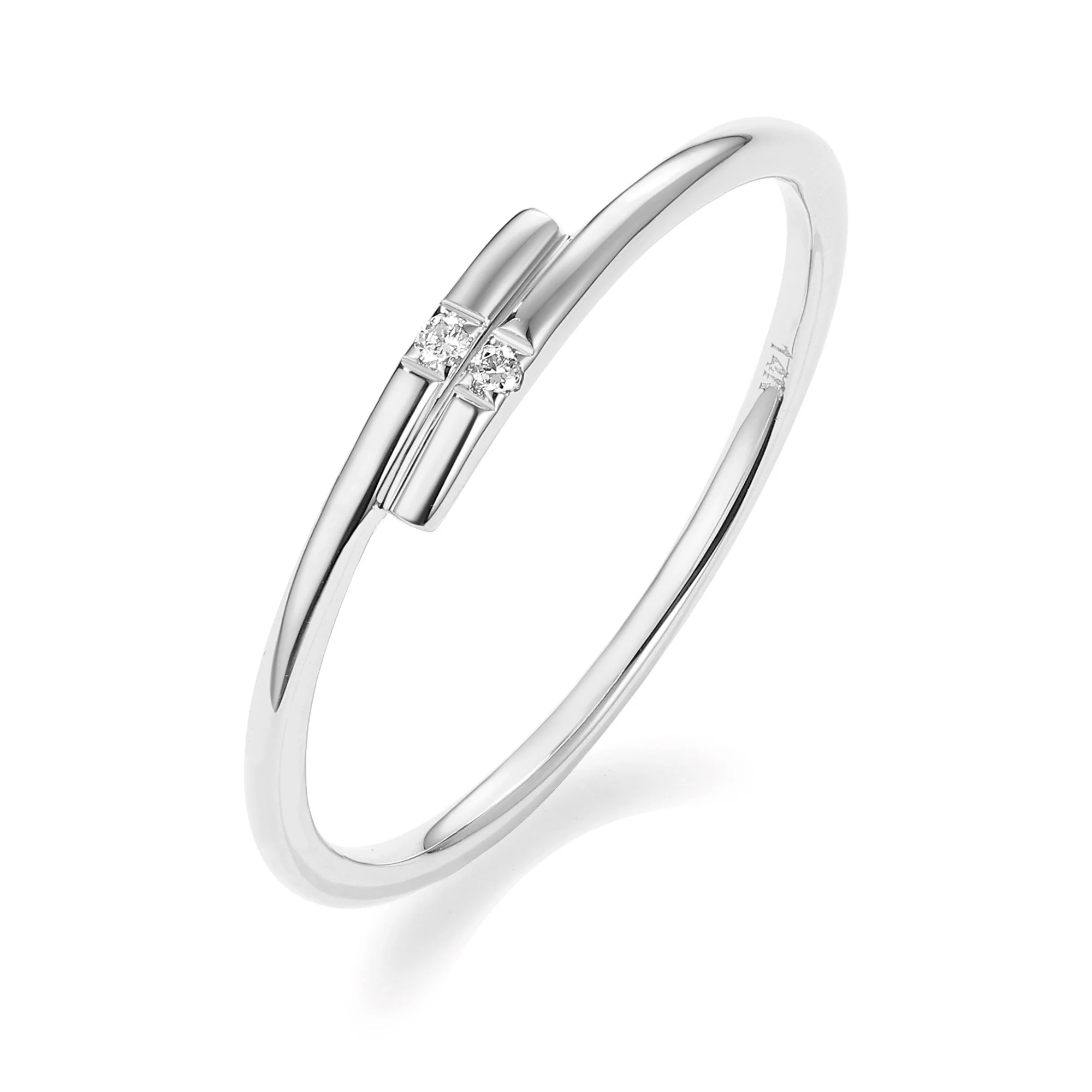 Sleek Diamond Band - Image 4