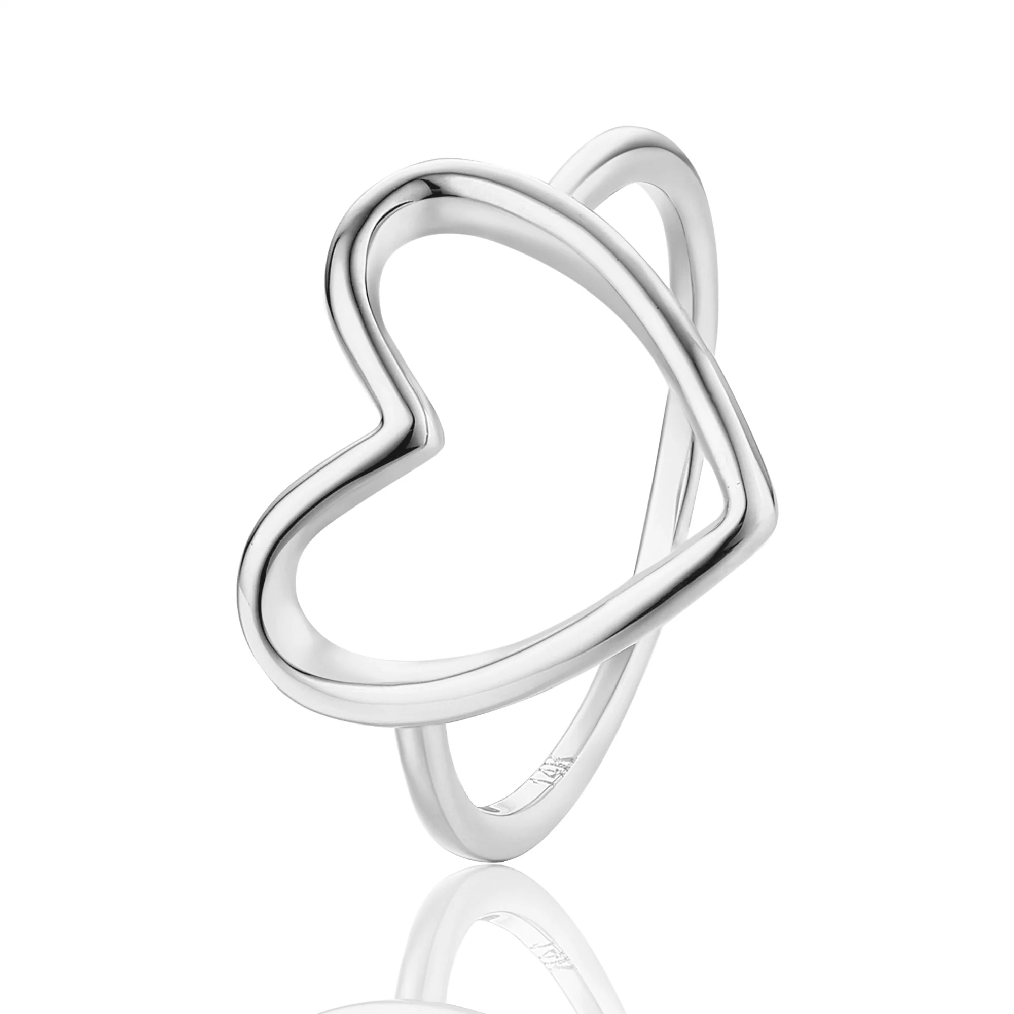 Gold Halo Heart Ring - Image 2