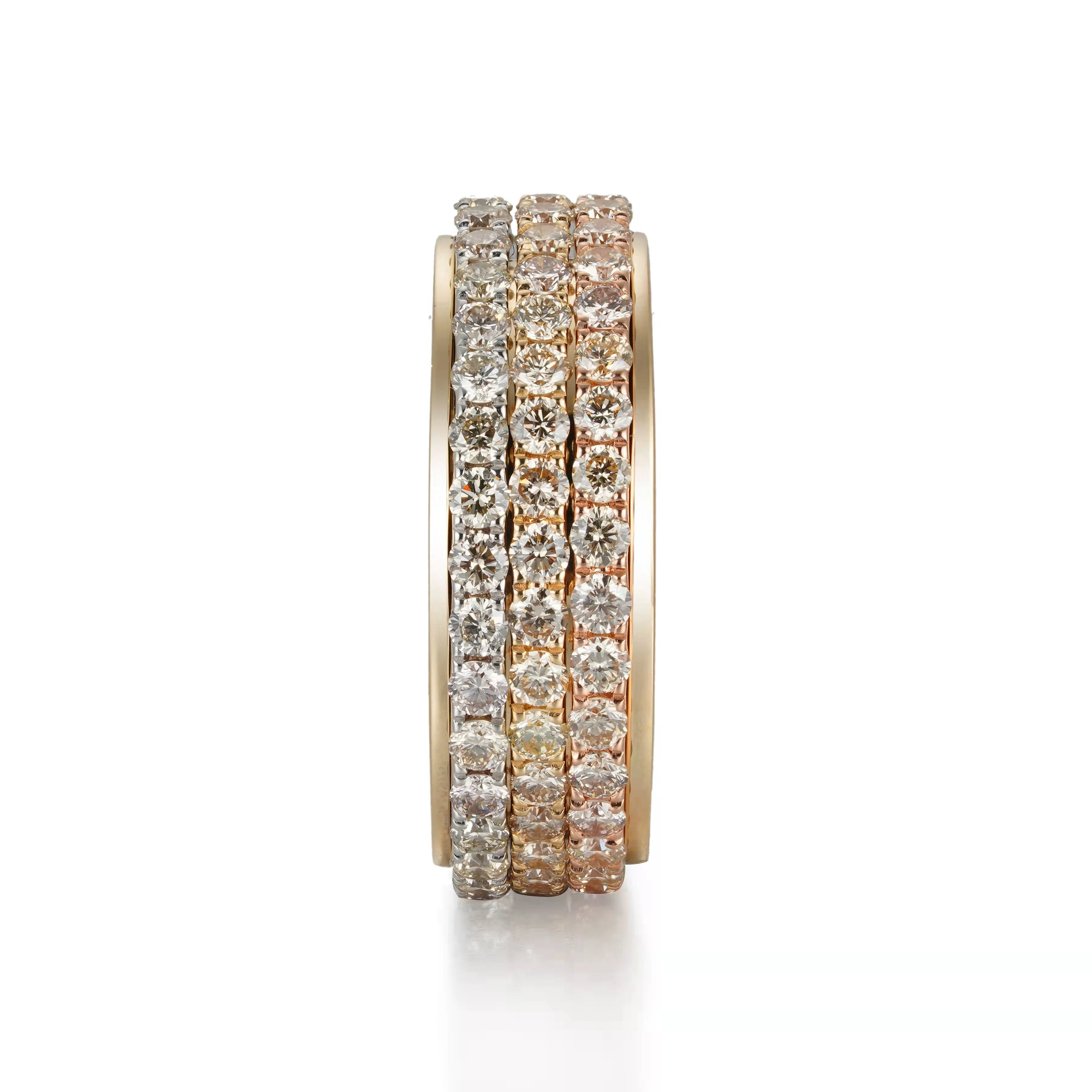 Trinity Rotating Diamond Ring - Image 3