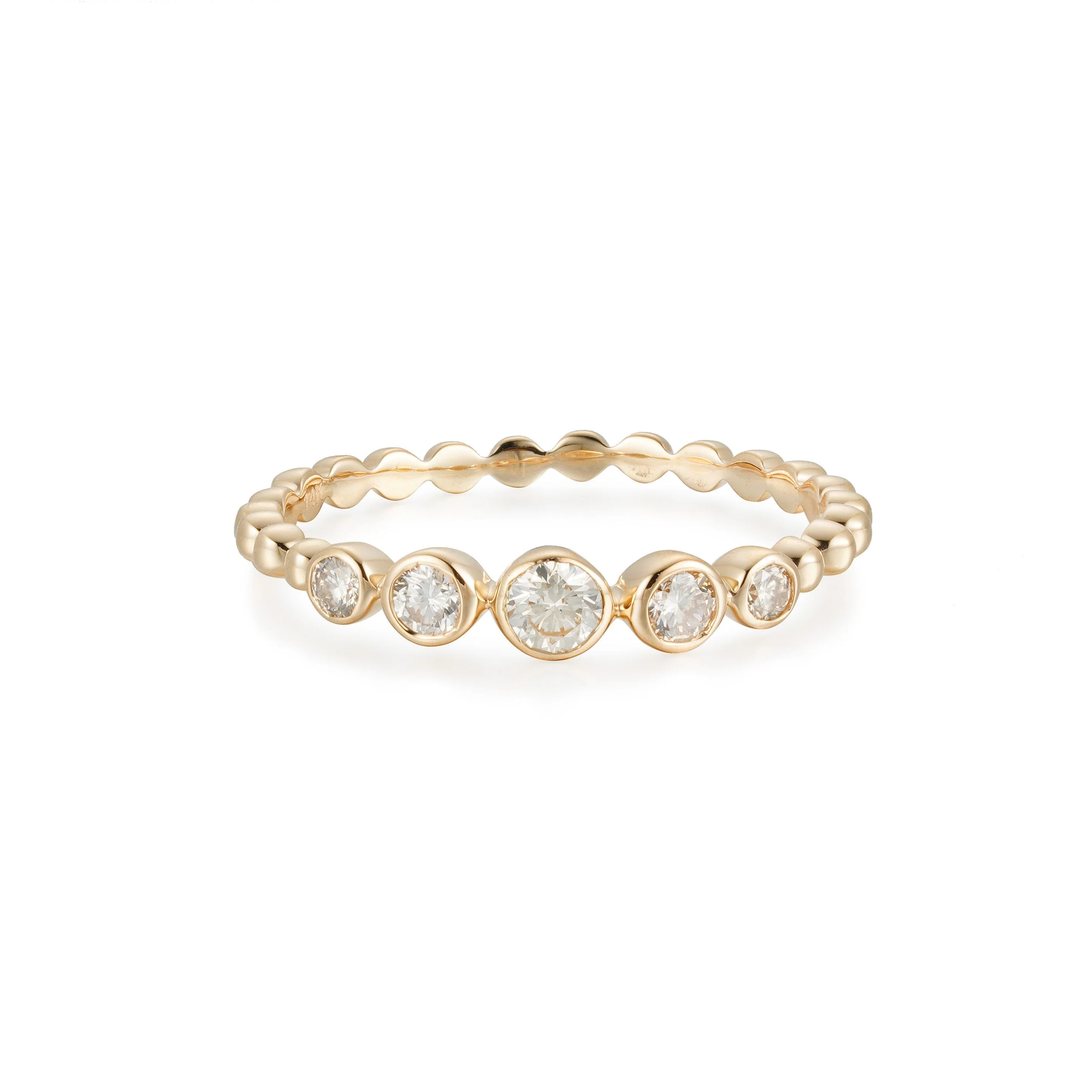 Beaded Diamond Ring - Image 2