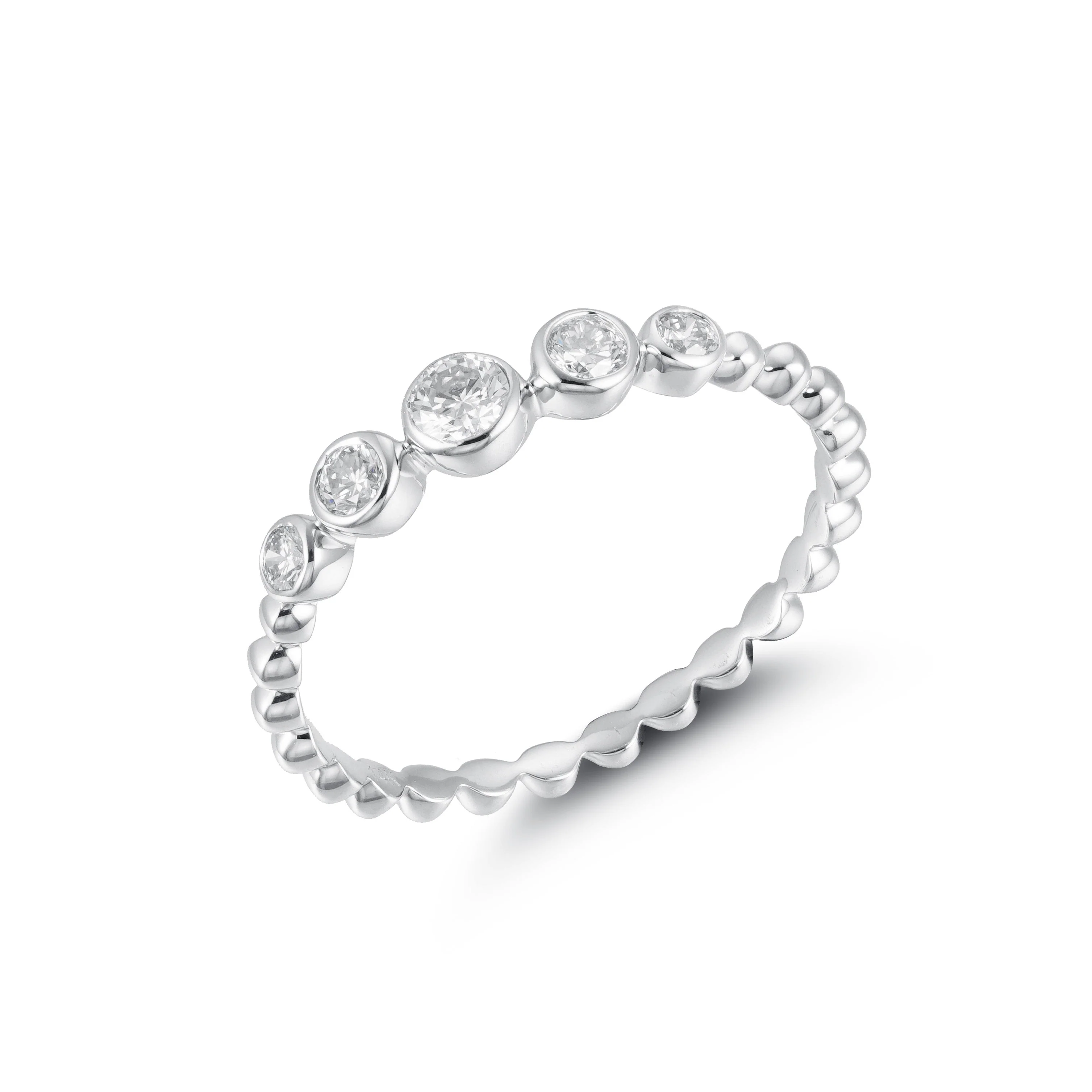 Beaded Diamond Ring - Image 4