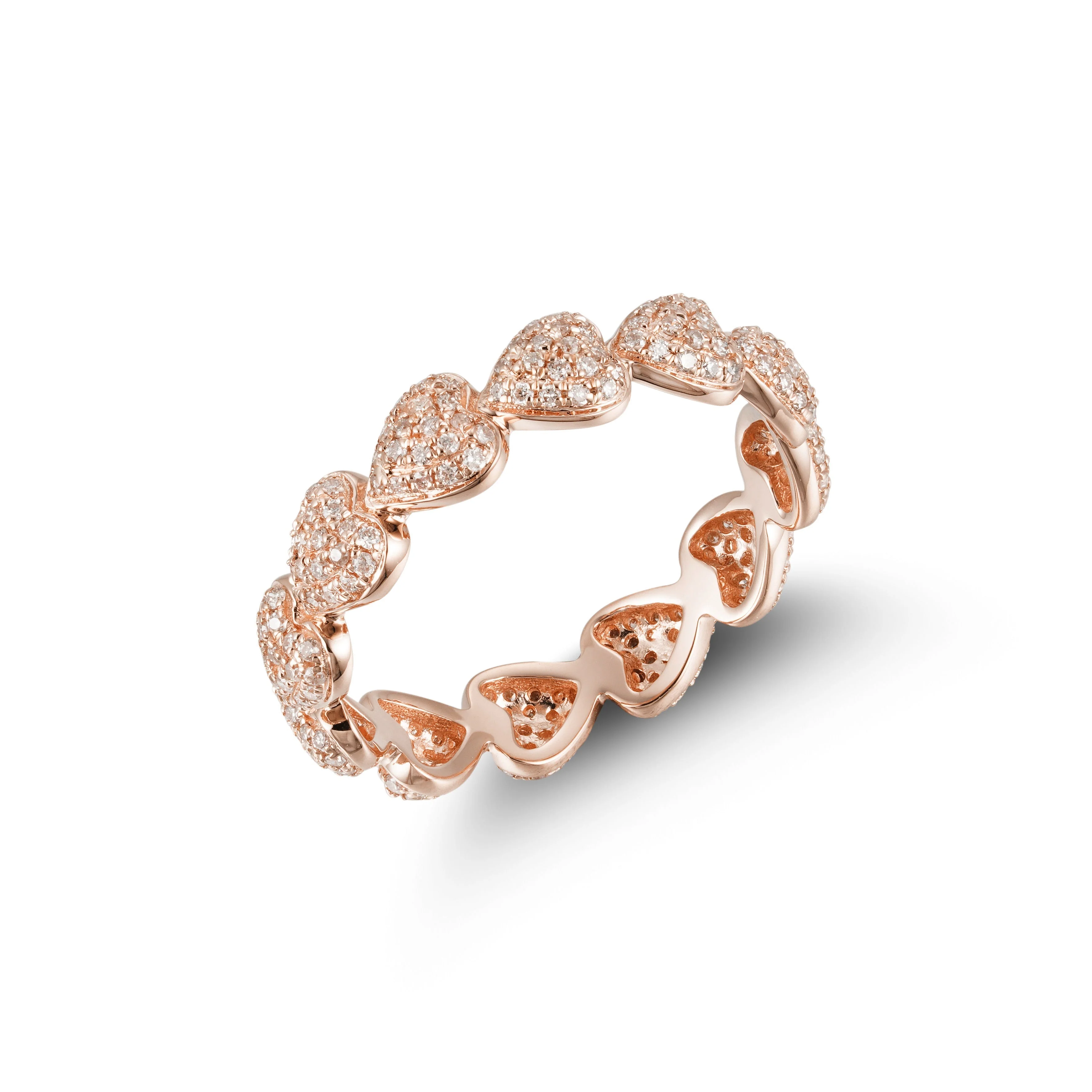 Heartfelt Love Diamond Eternity Ring - Image 3