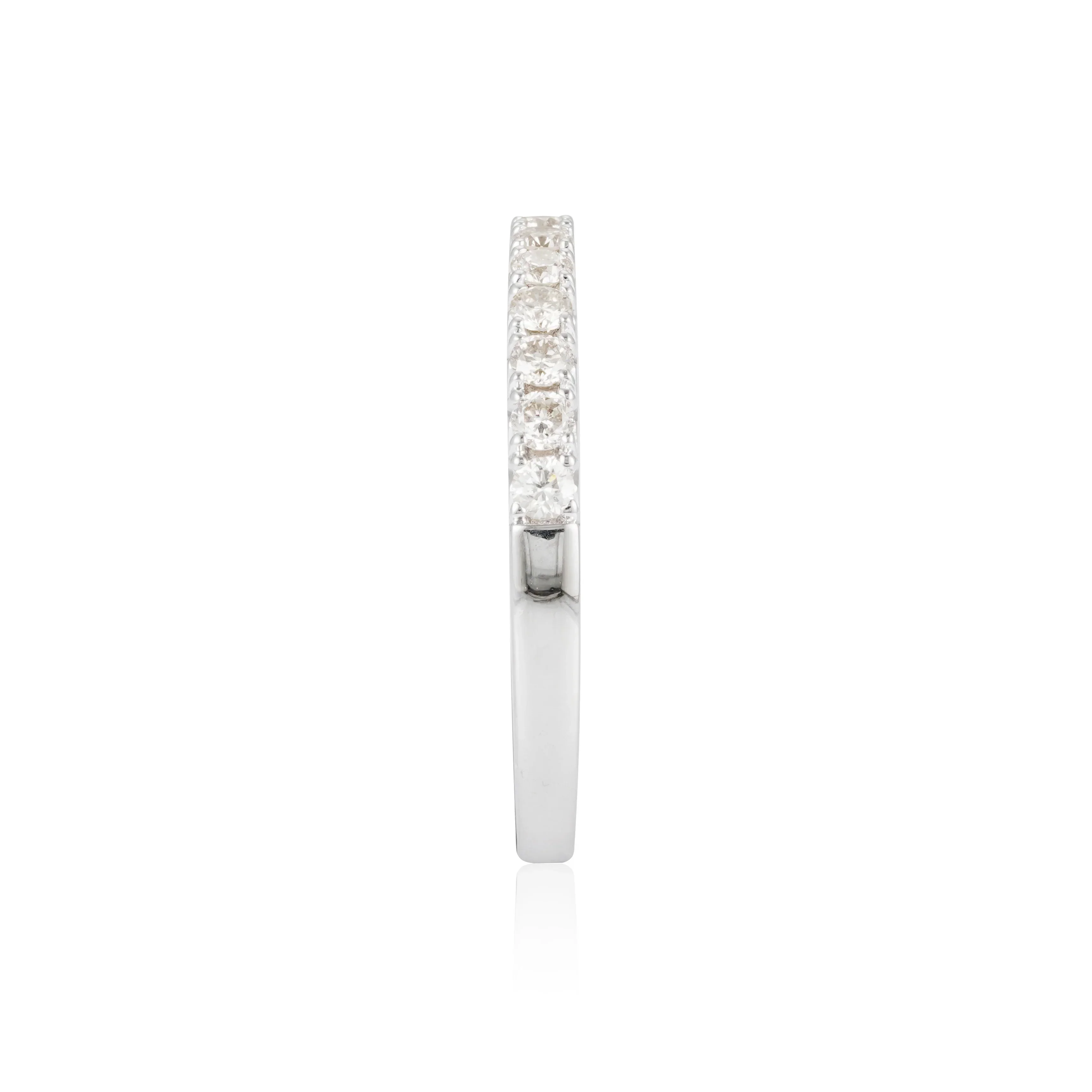 Radiant Reflections Half Eternity Ring - Image 4