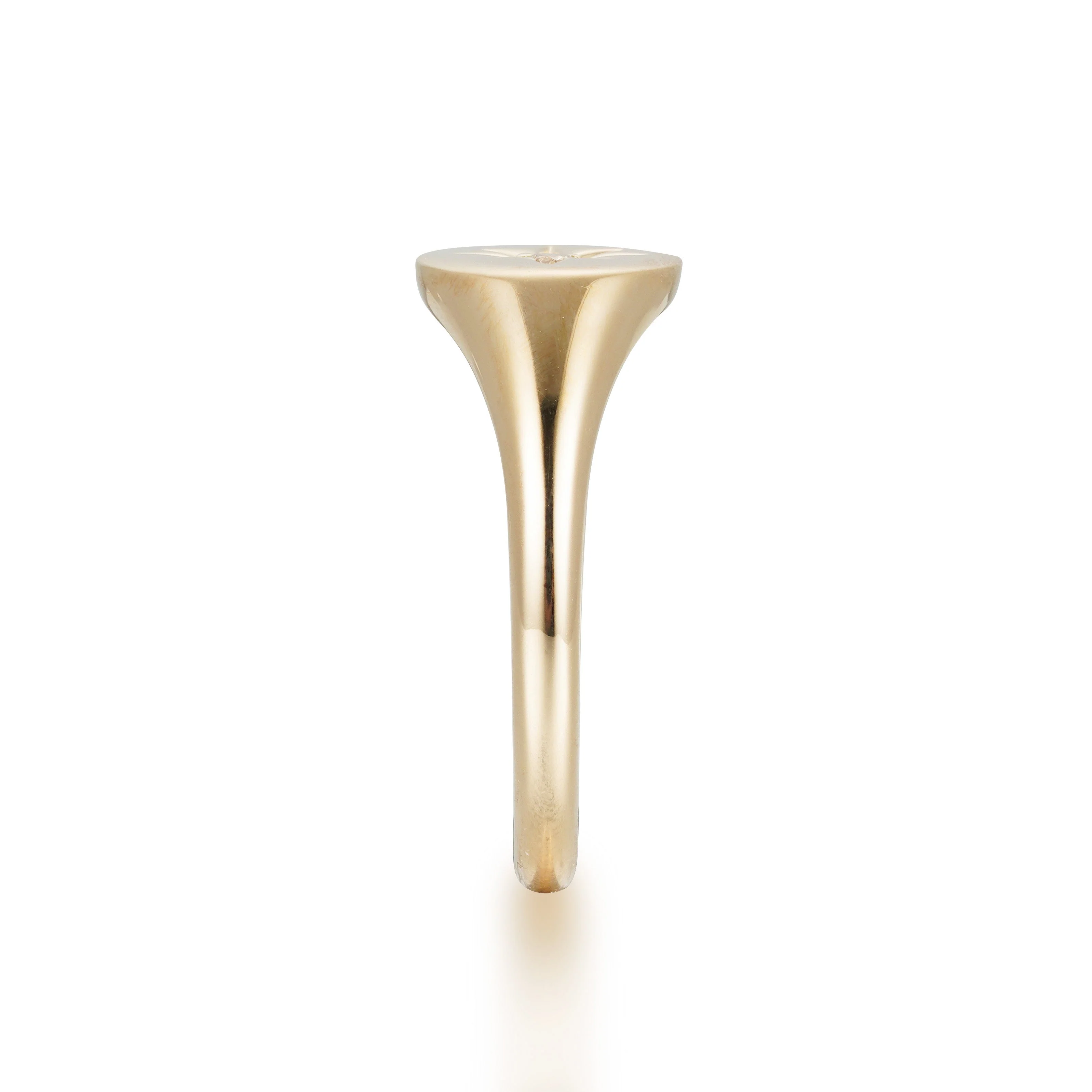 Stellar Gold Signet Ring - Image 5