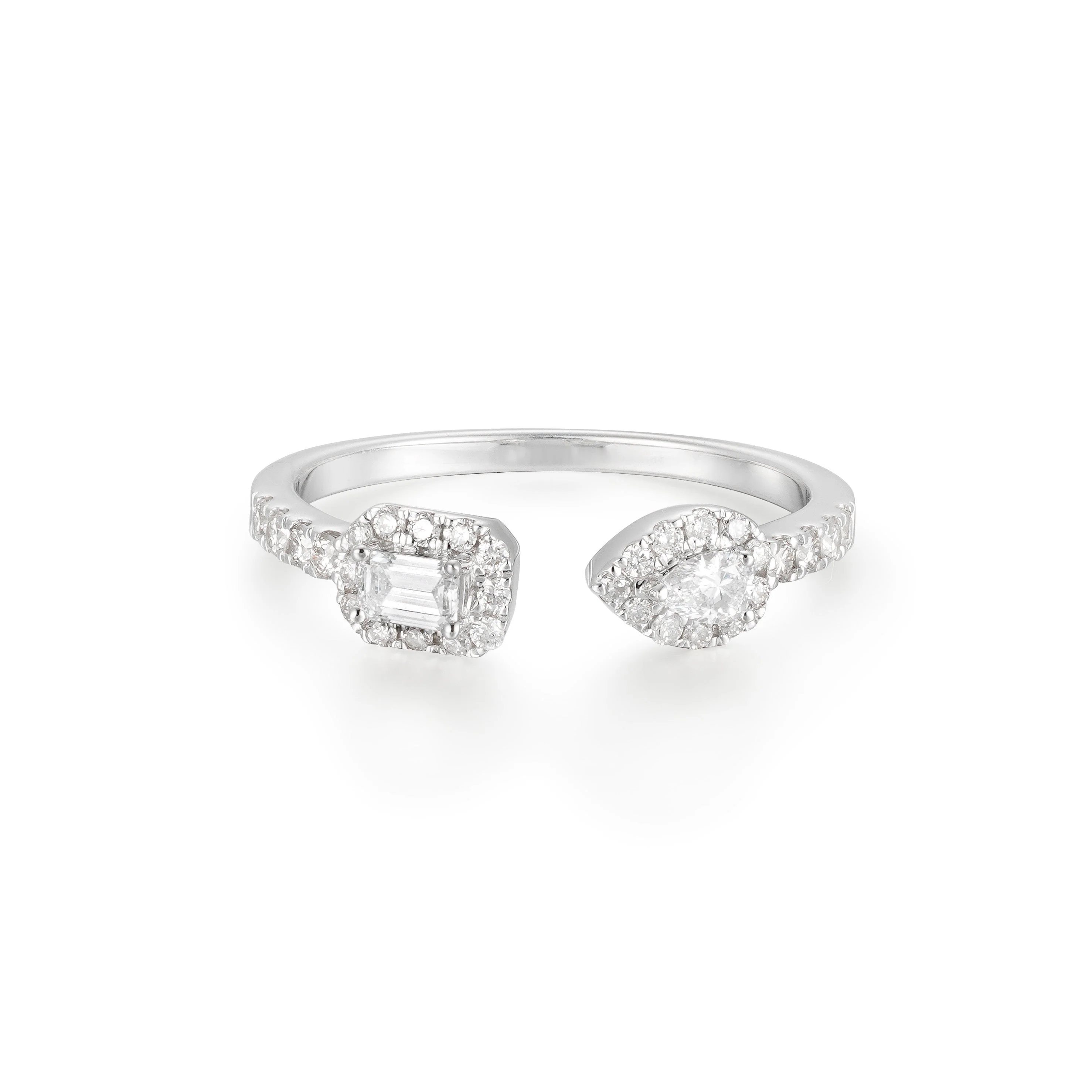 Fancy Tailed Diamond Ring - Image 4