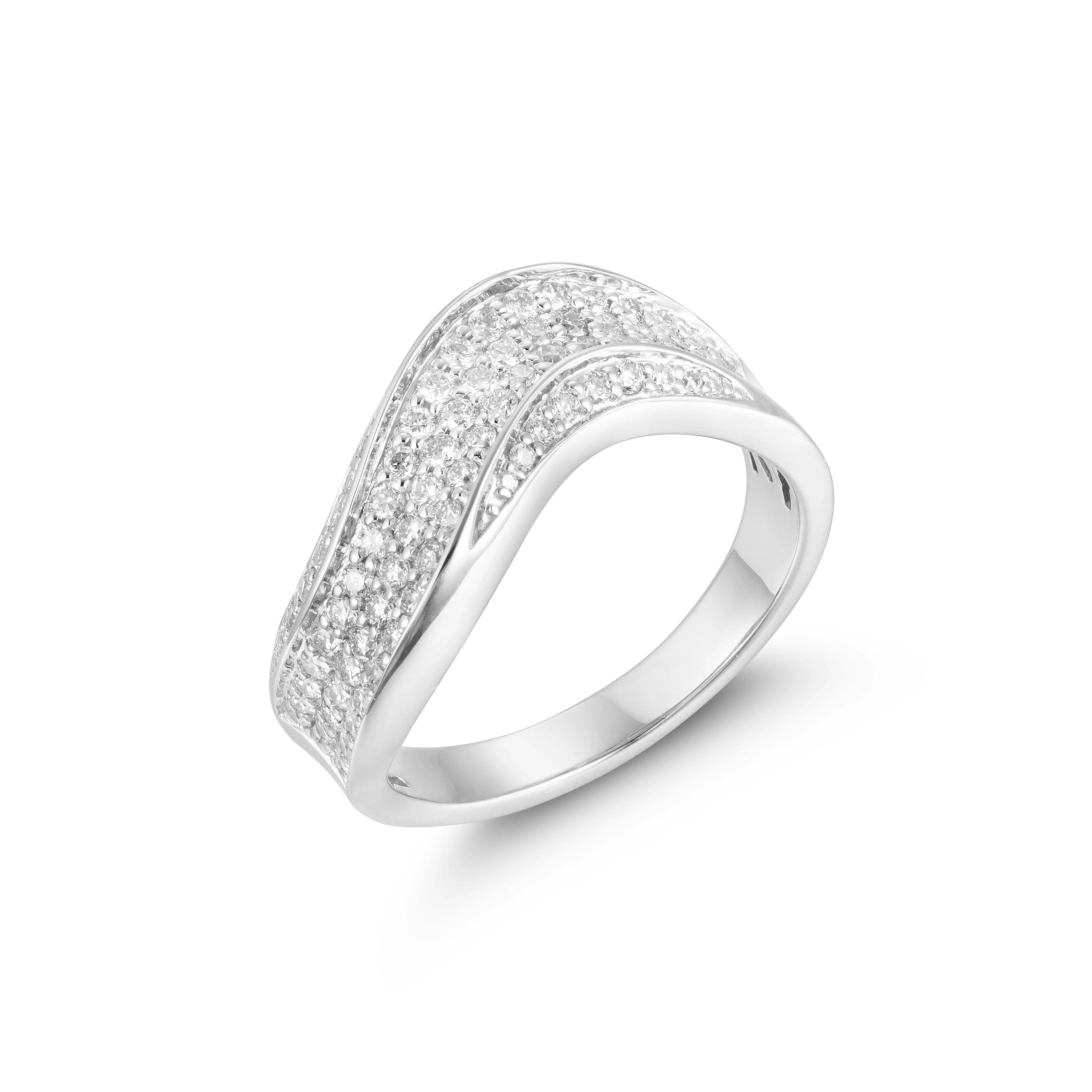 Luxe Wave Diamond Ring - Image 2