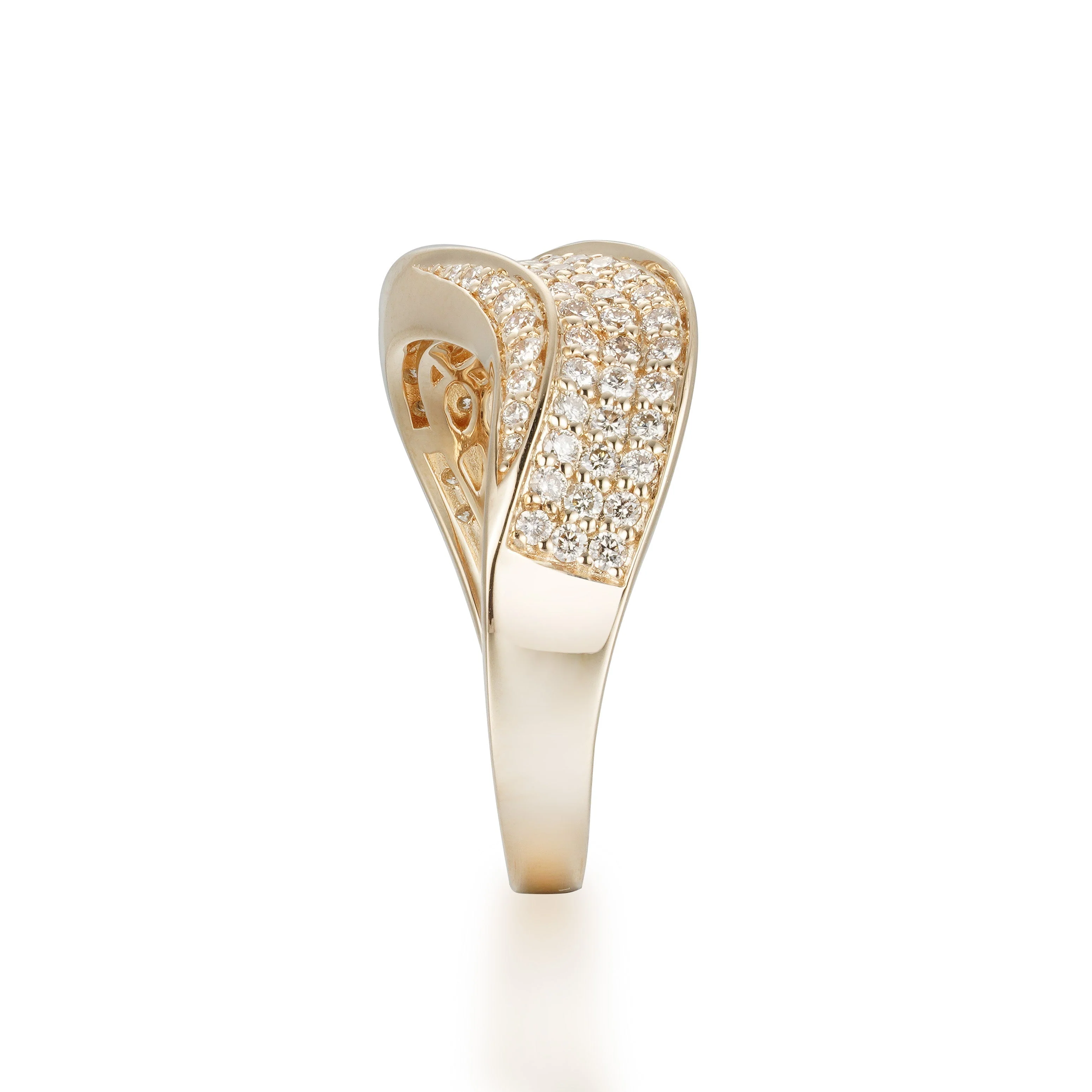 Luxe Wave Diamond Ring - Image 5