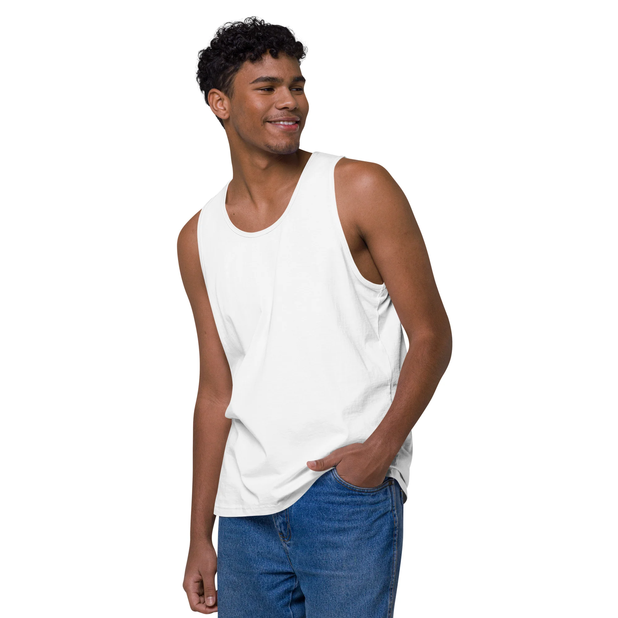 Men’s premium tank top - Image 7
