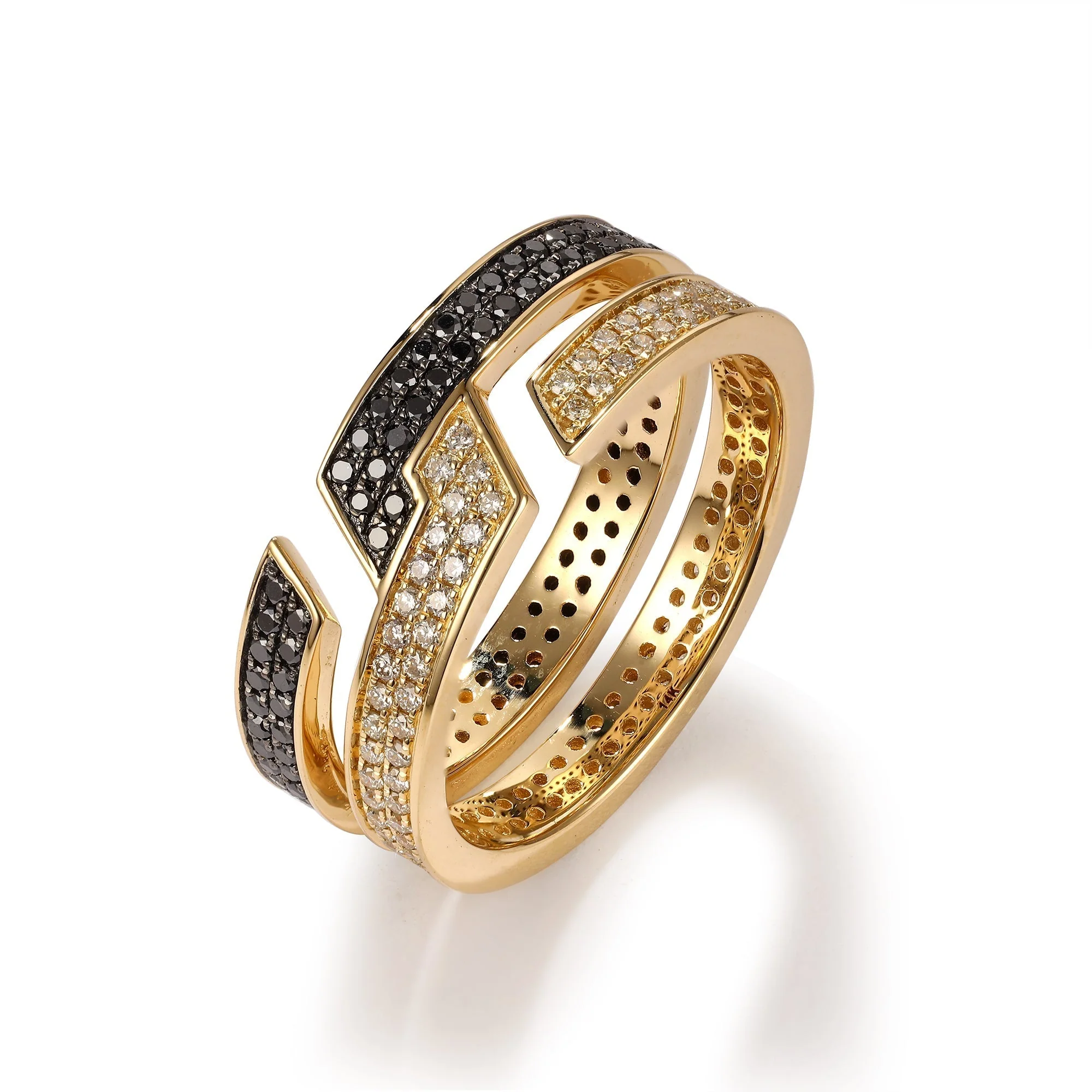 Eclipse Edge Diamond Ring
