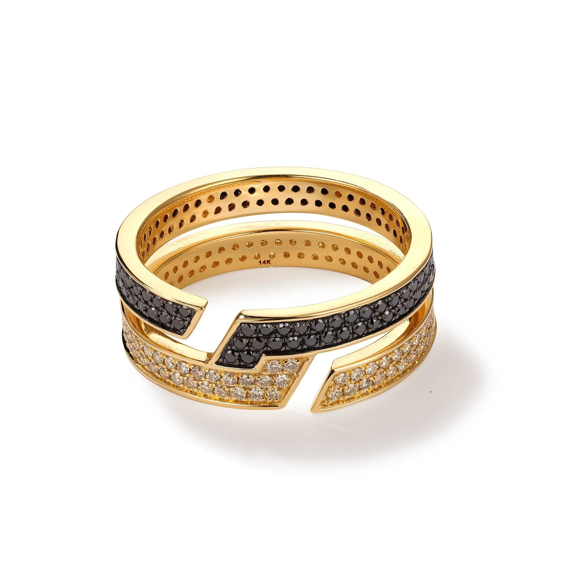 Eclipse Edge Diamond Ring - Image 2