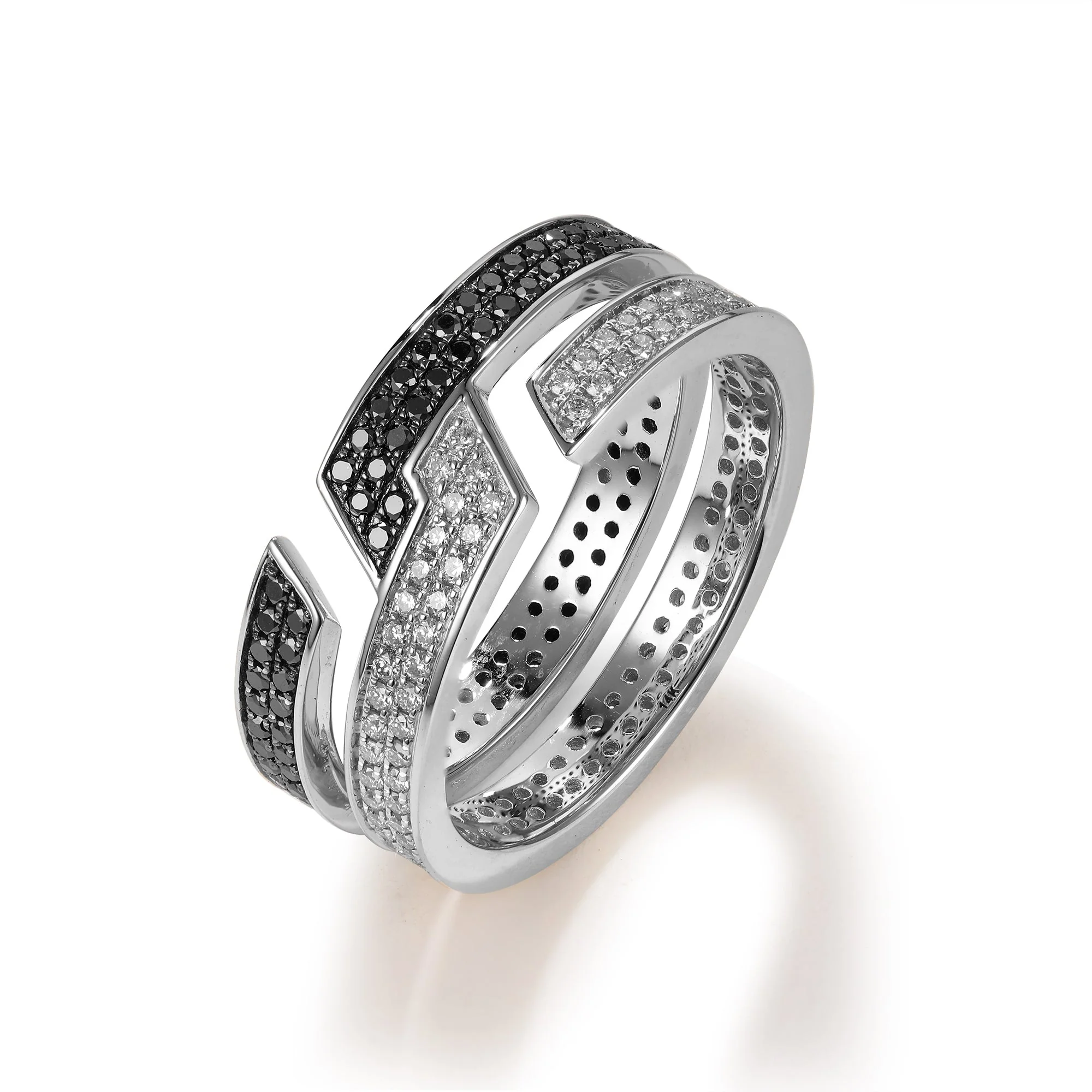 Eclipse Edge Diamond Ring - Image 4