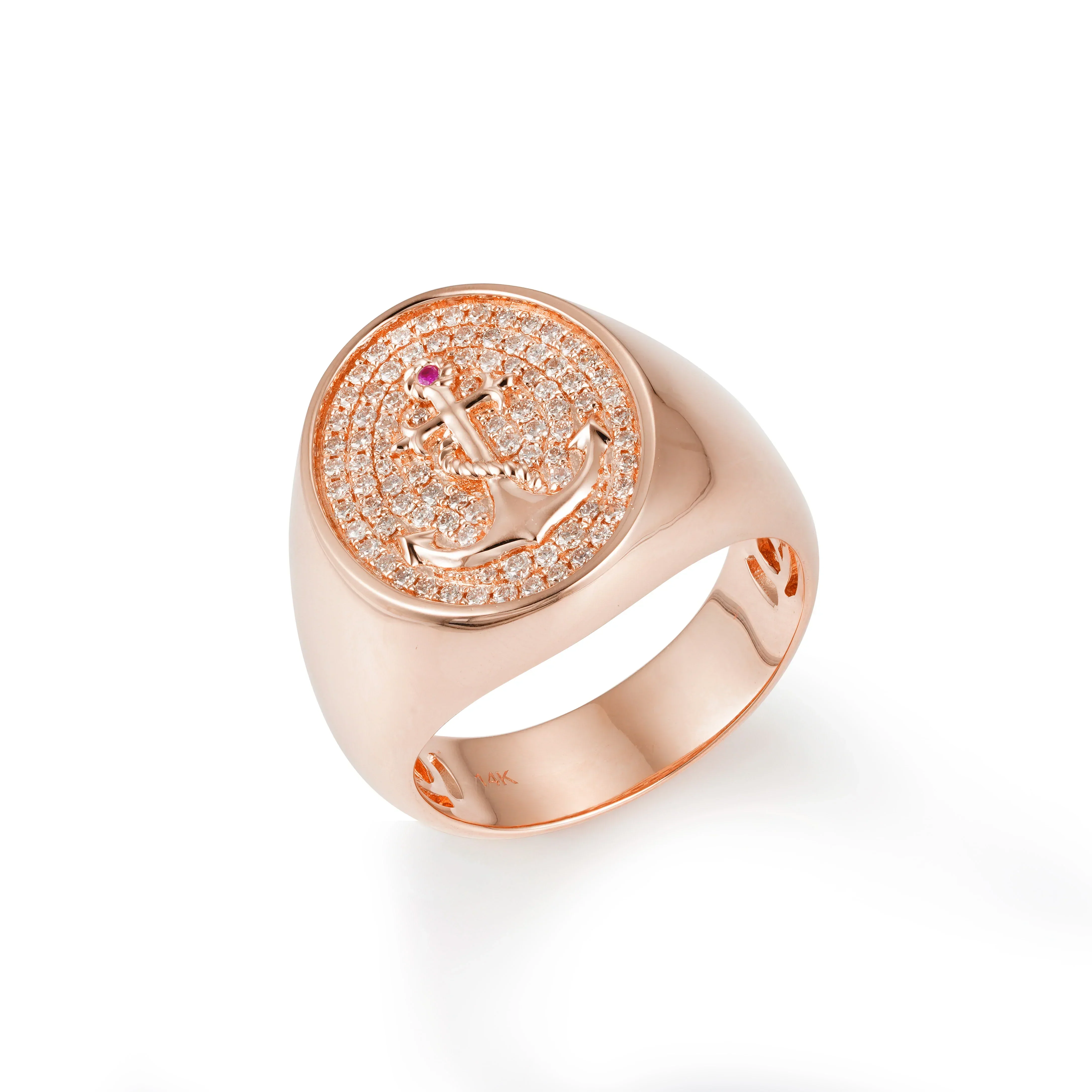 Mariner's Diamond Signet Ring - Image 3