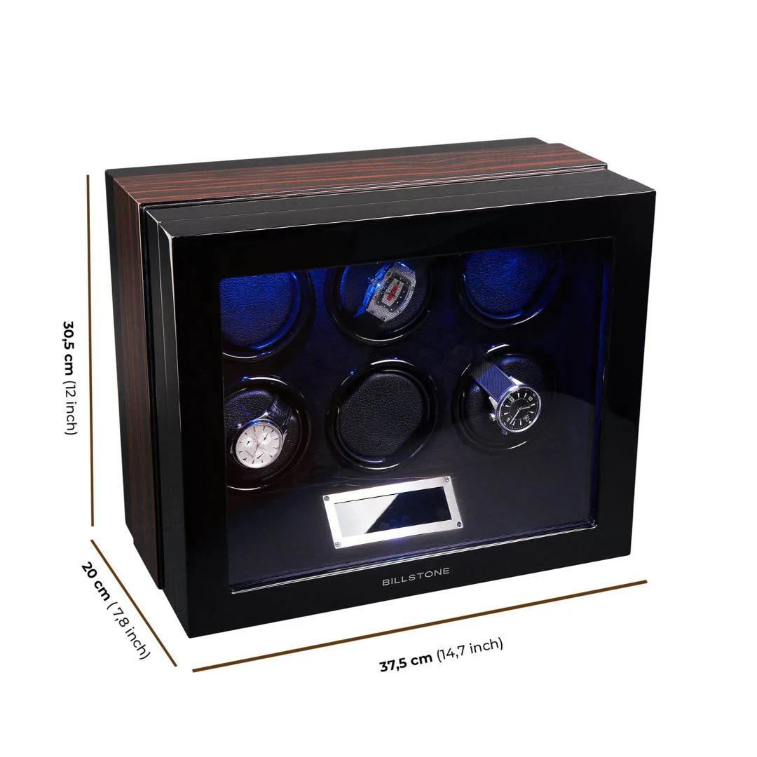 Billstone Paragon 6 Macassar - Watch Winder - Image 4