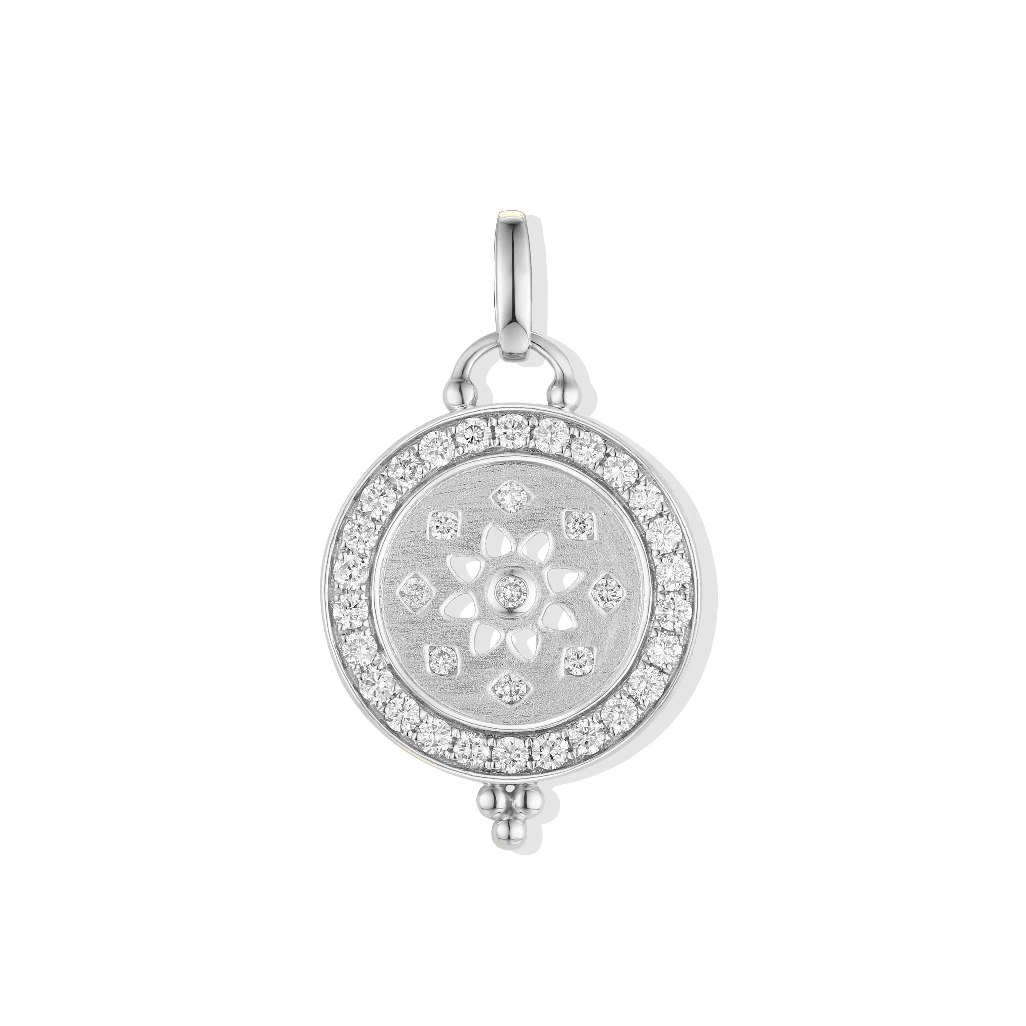 Rangoli Bloom Diamond Pendant - Image 2