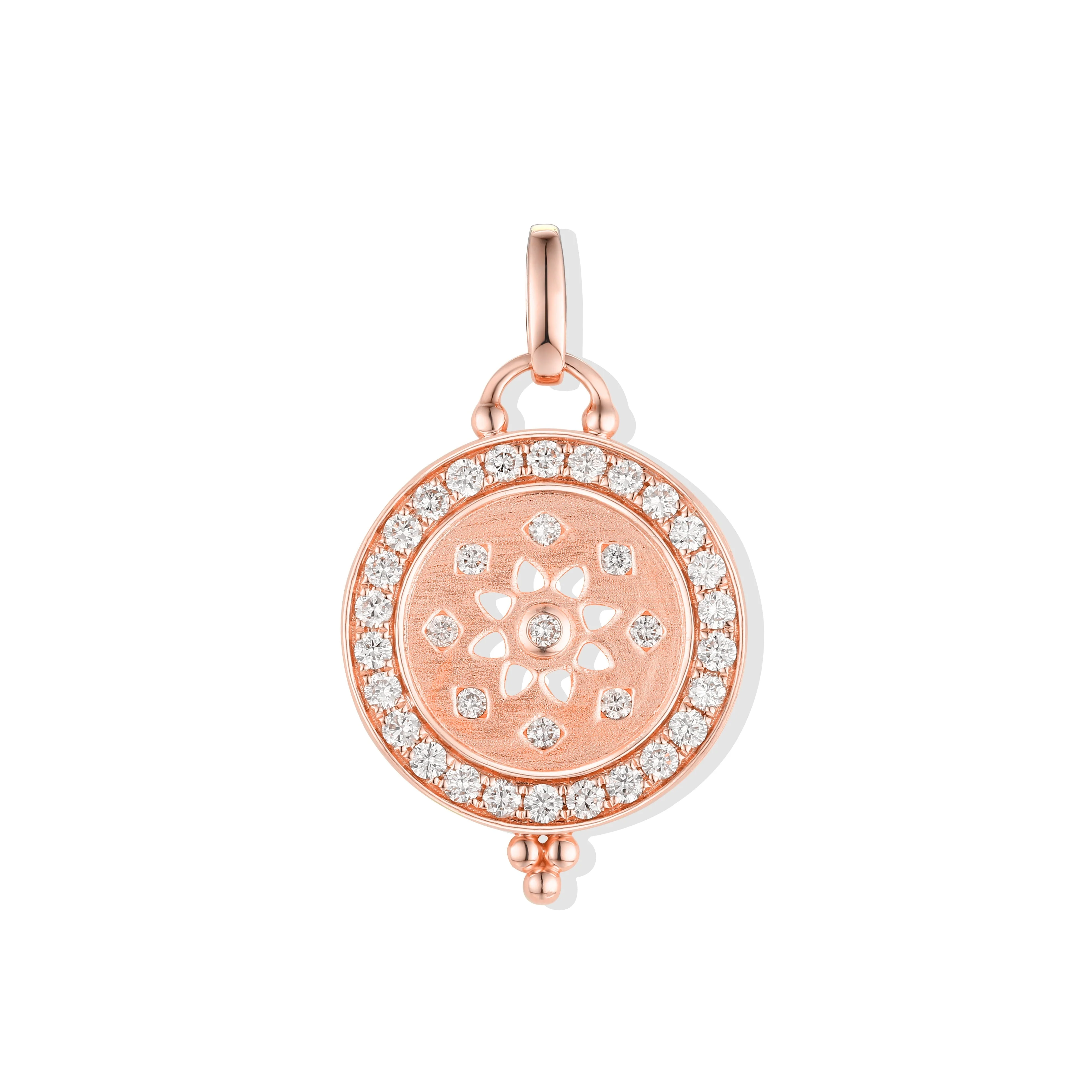 Rangoli Bloom Diamond Pendant - Image 3