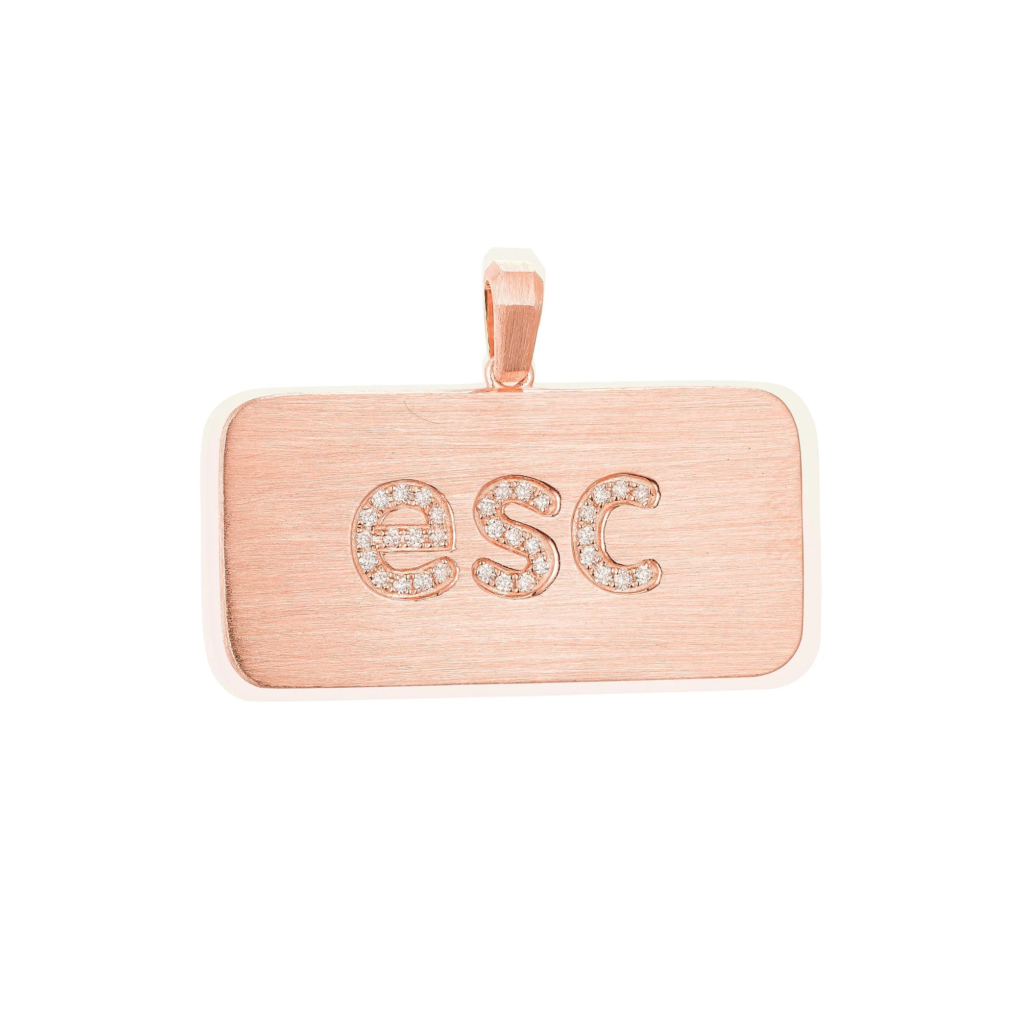 Diamond "esc" Pendant - Image 3