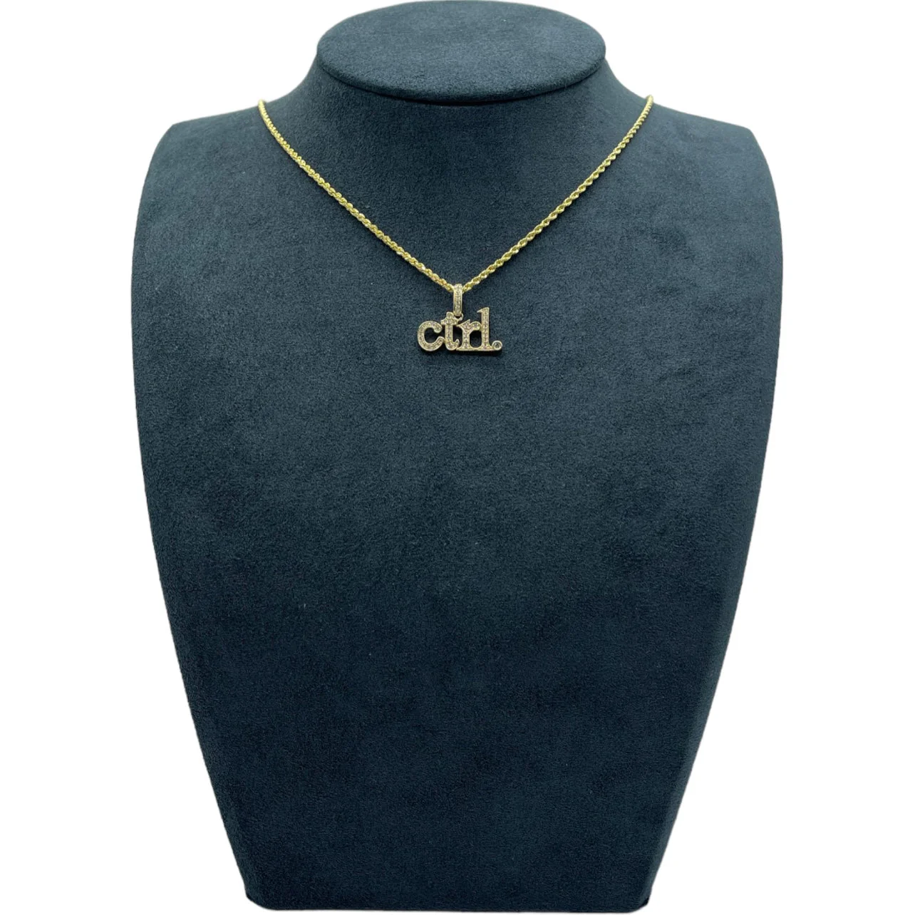 Diamond "Ctrl" Key Pendant - Image 4