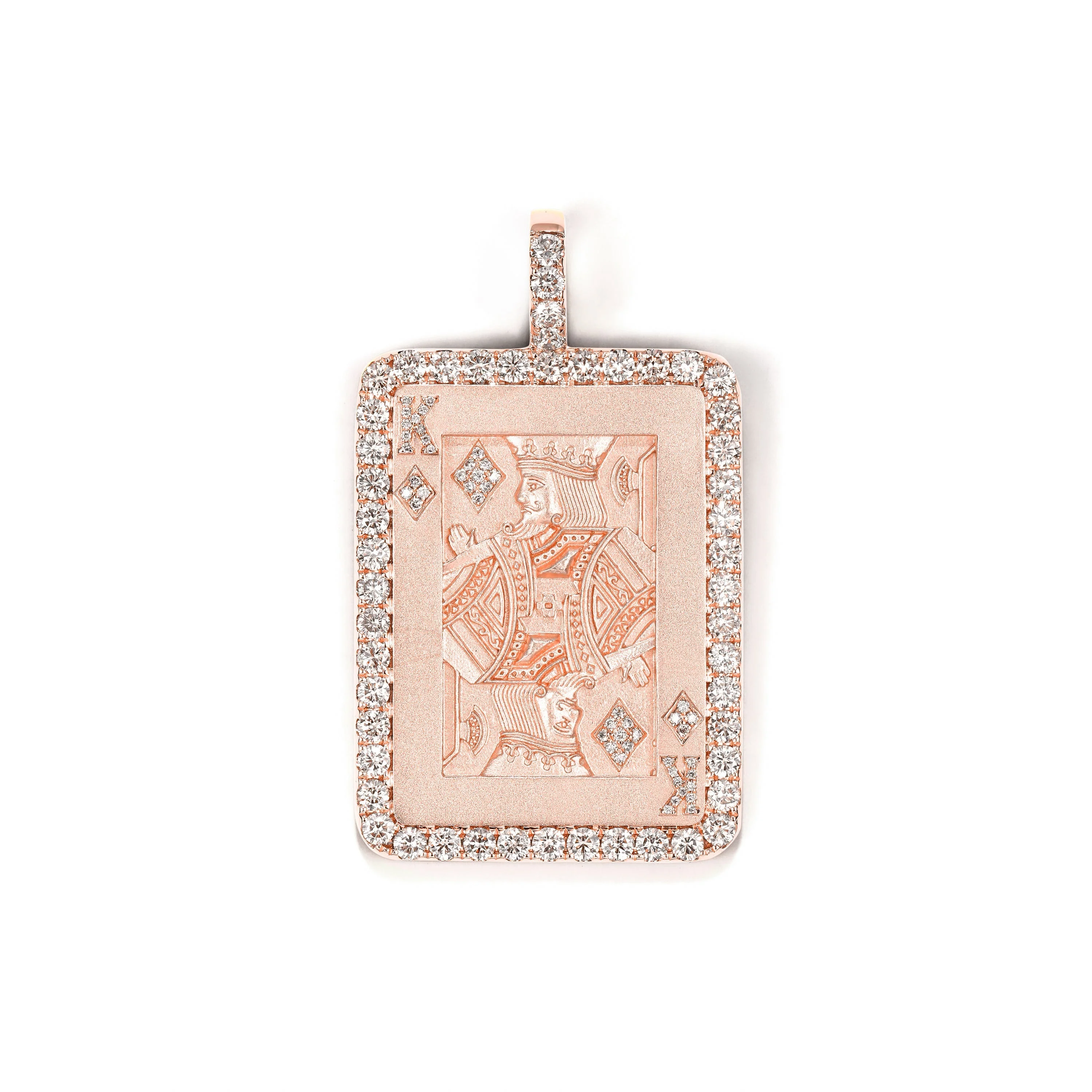 King of Diamonds Card Pendant - Image 3
