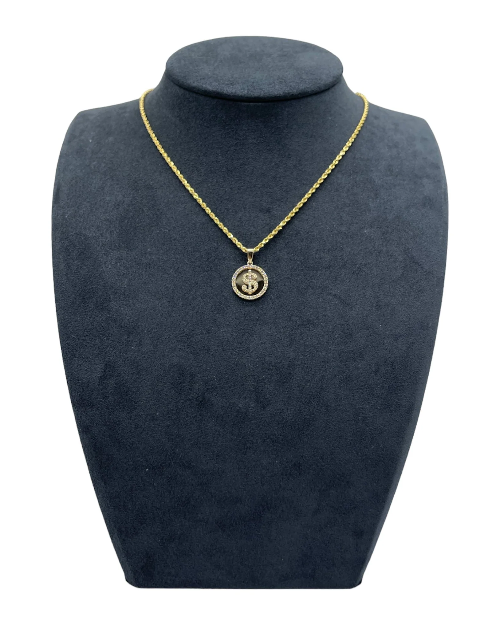 Diamond Dollar Coin Pendant - Image 4