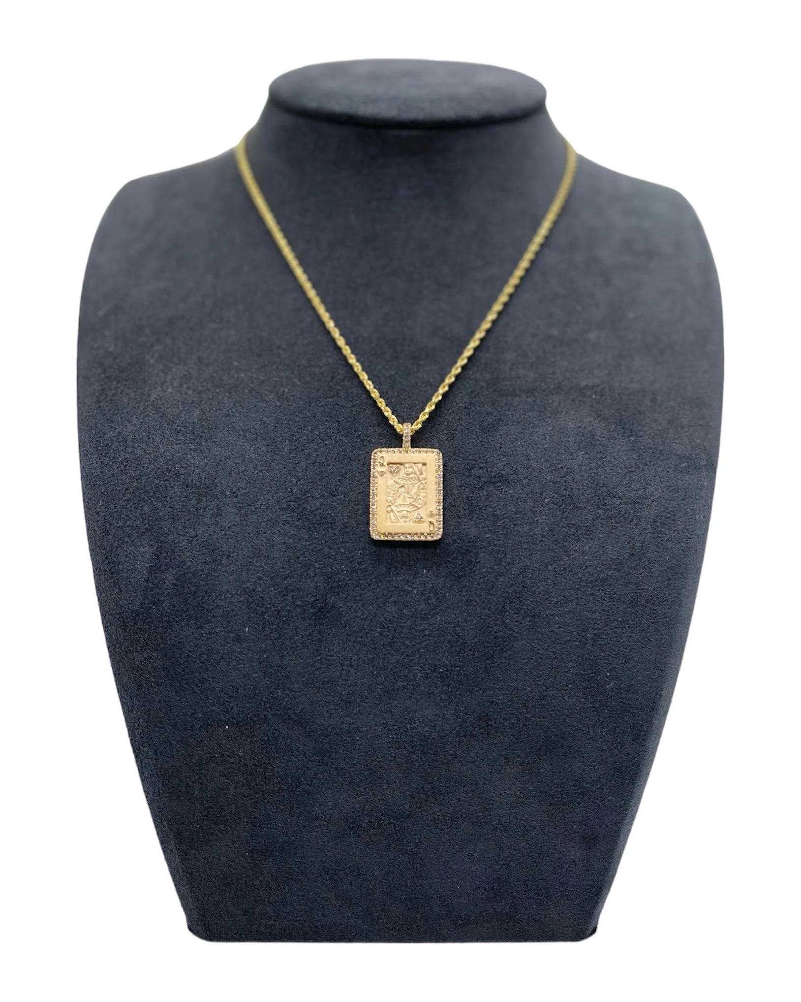 Queen of Hearts Card Pendant - Image 4