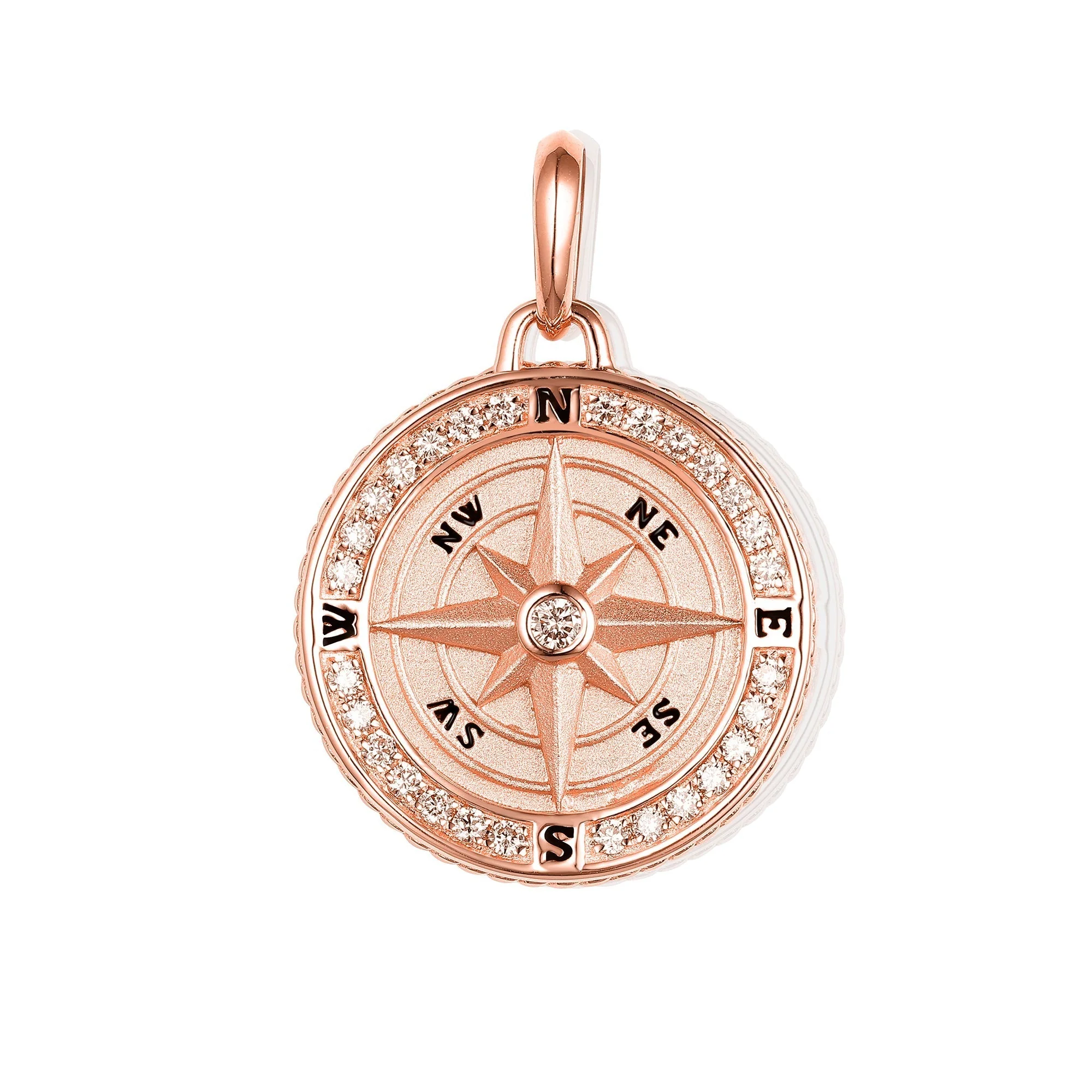 Navigator's Diamond Compass Pendant - Image 3